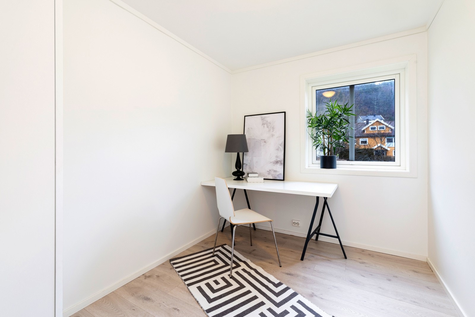 Et av boligens fire soverom Galleribilde