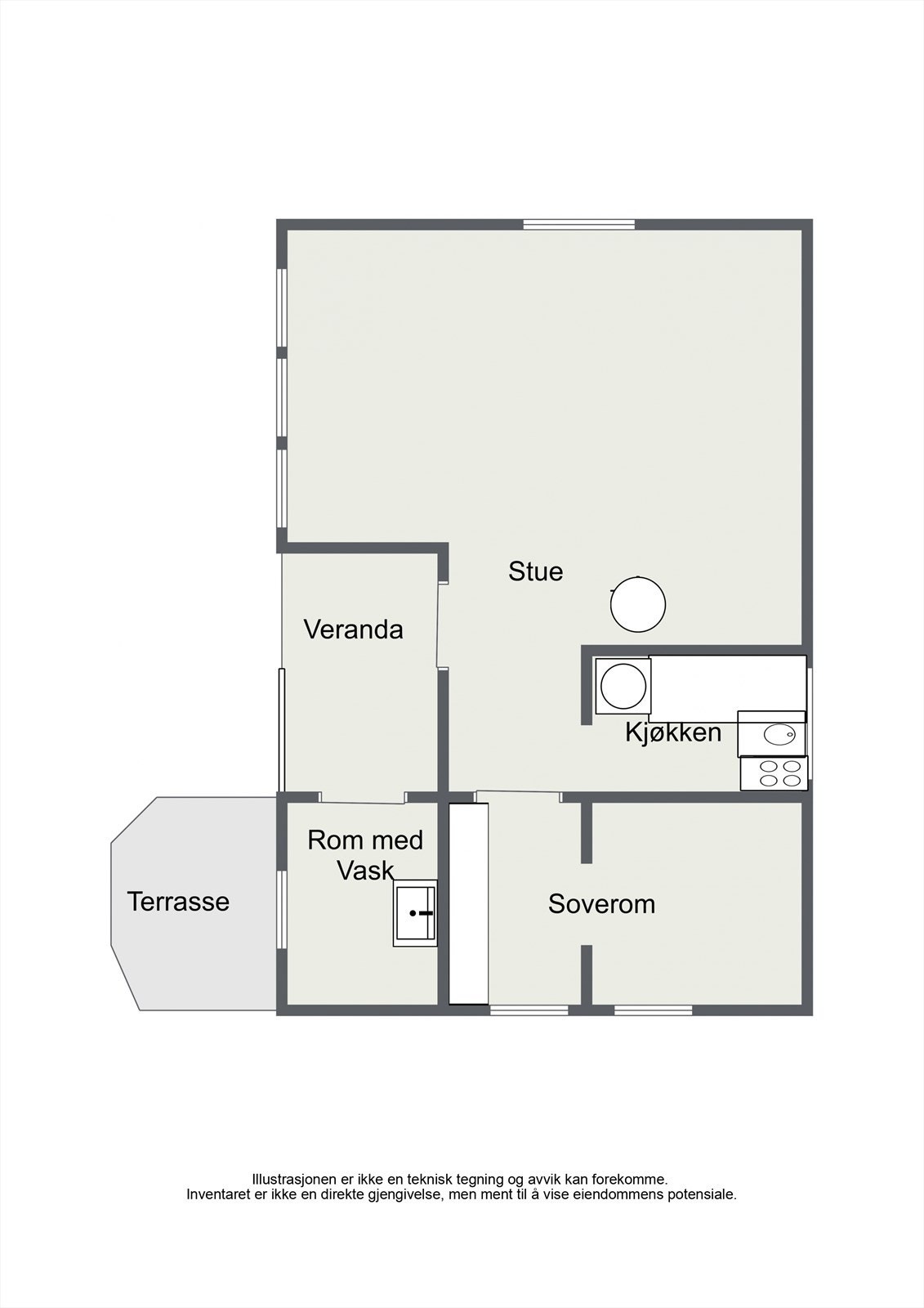 Plantegning Galleribilde