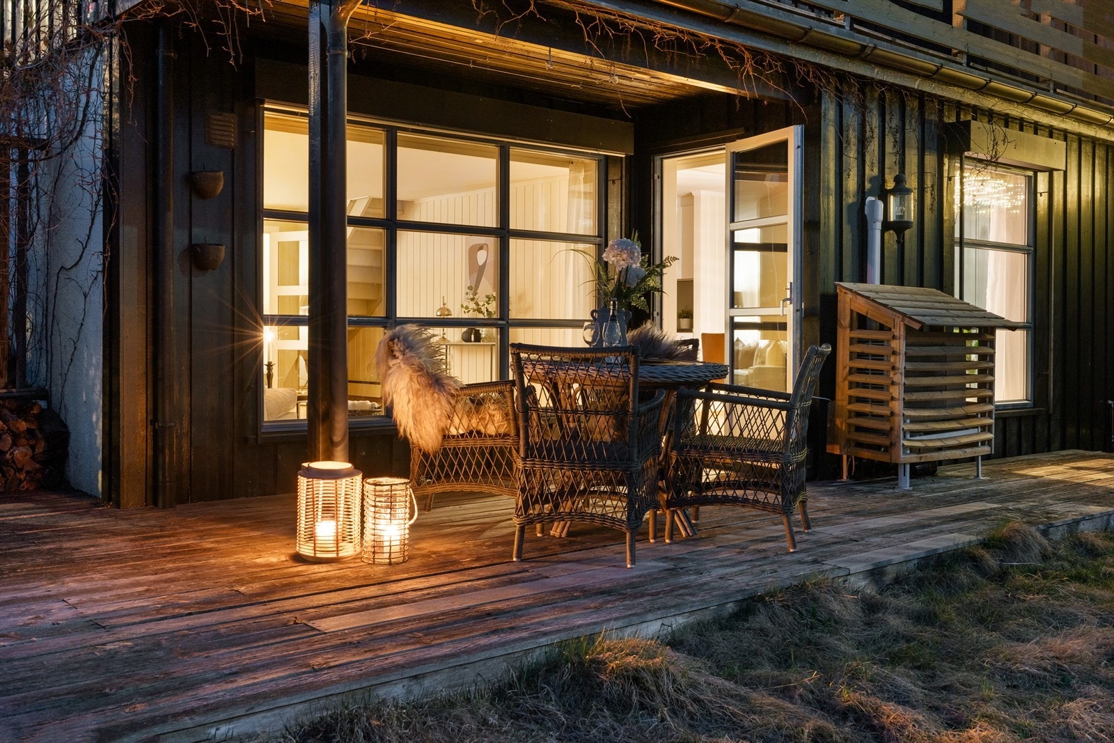 Her kan man tilbringe lange sommerkvelder.. Galleribilde