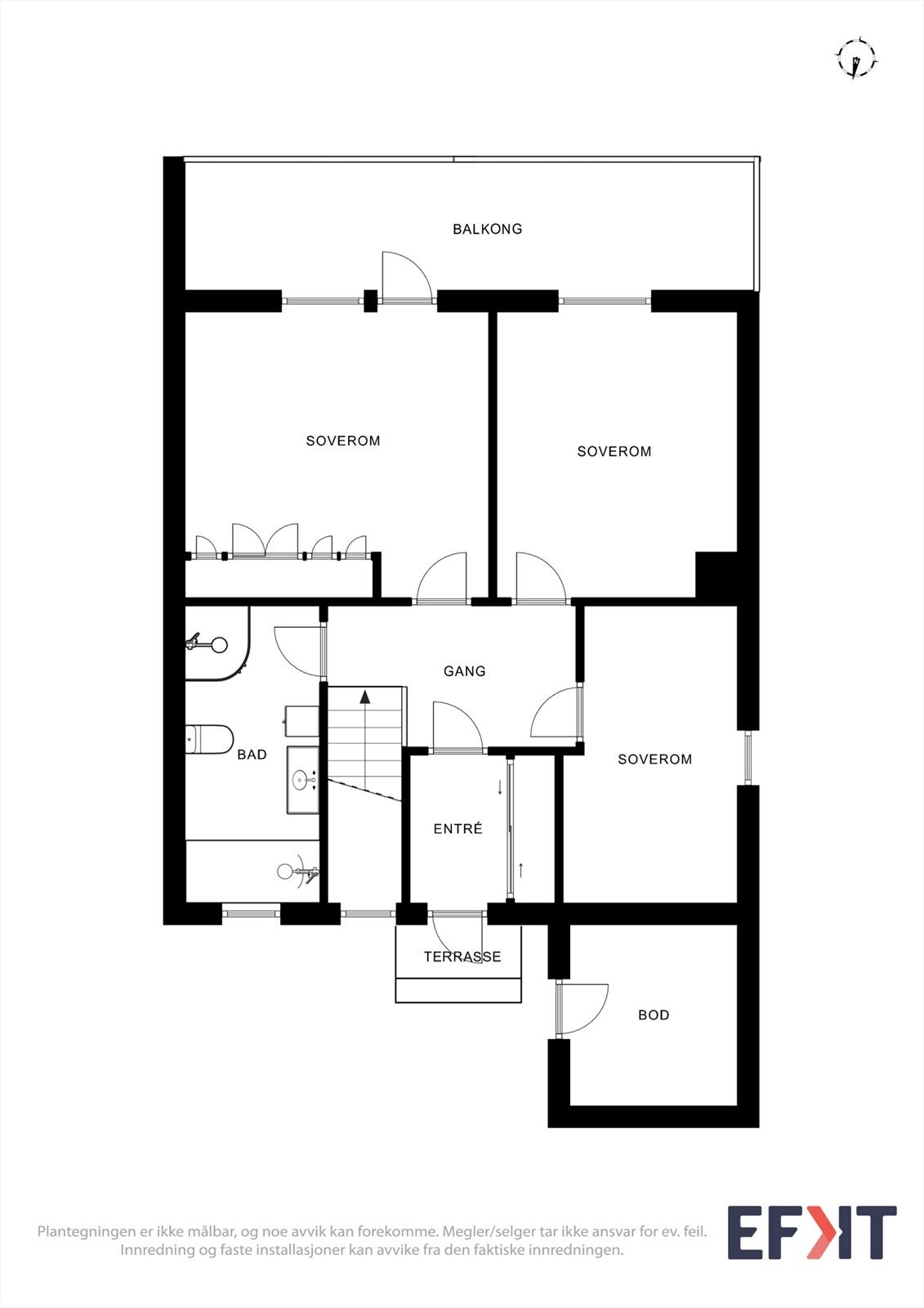 Plantegning 2.etasje Galleribilde