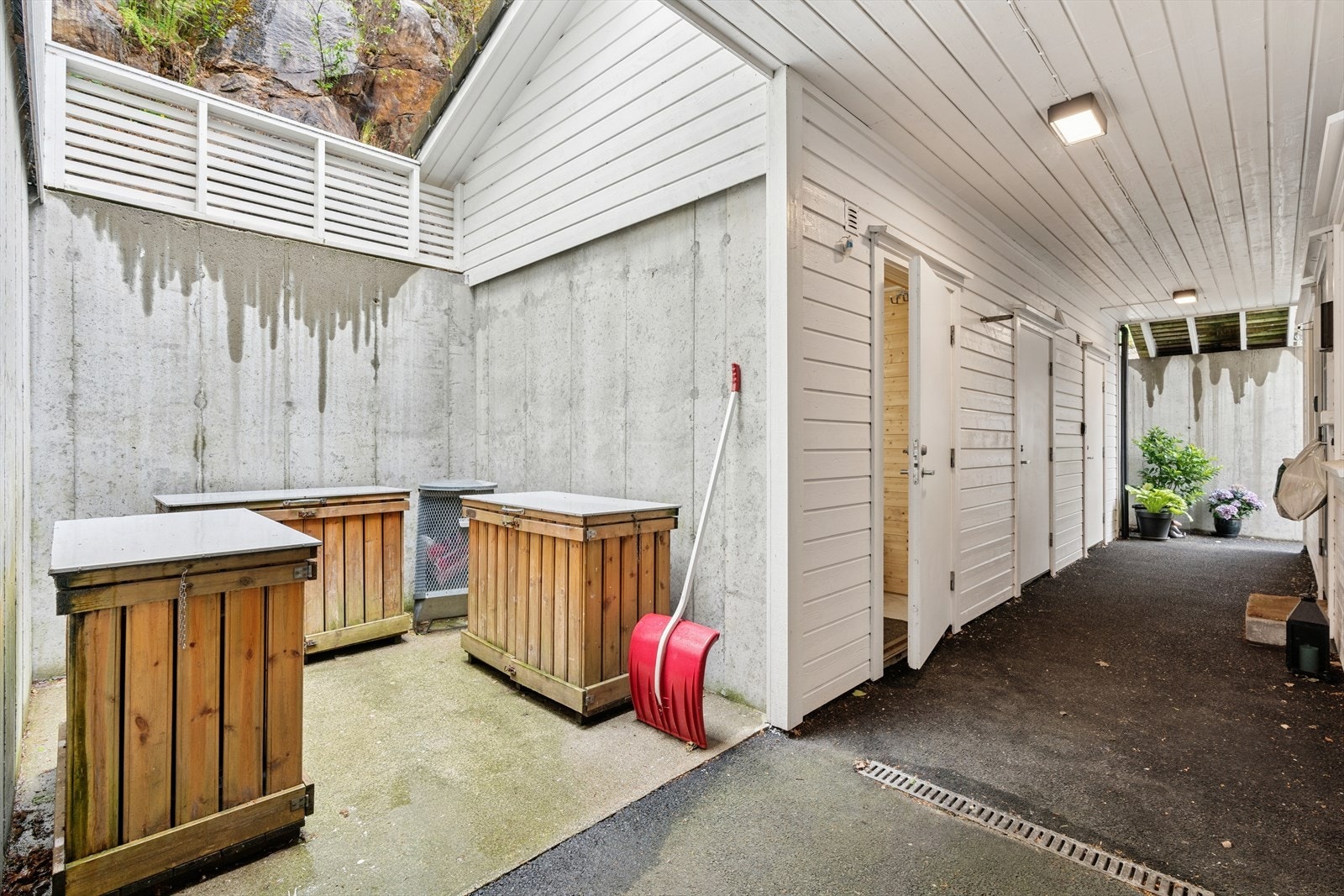 Leiligheten disponerer også en utvendig bod på bakkeplan. Galleribilde