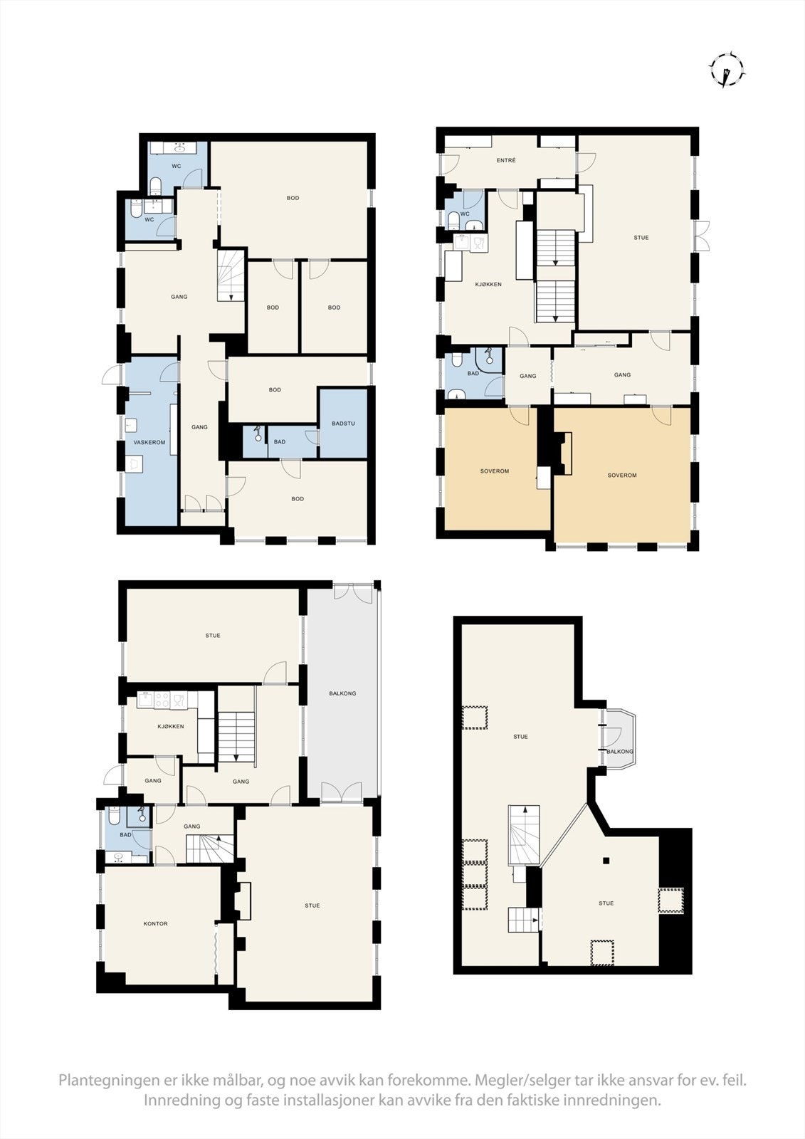 Plantegninger Torpevikvegen 6 og 8. Galleribilde