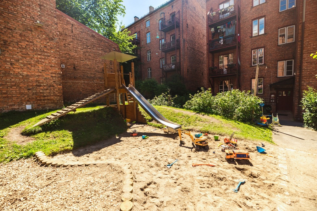 Meget barnevennlig - med lekeplass i bakgården Galleribilde