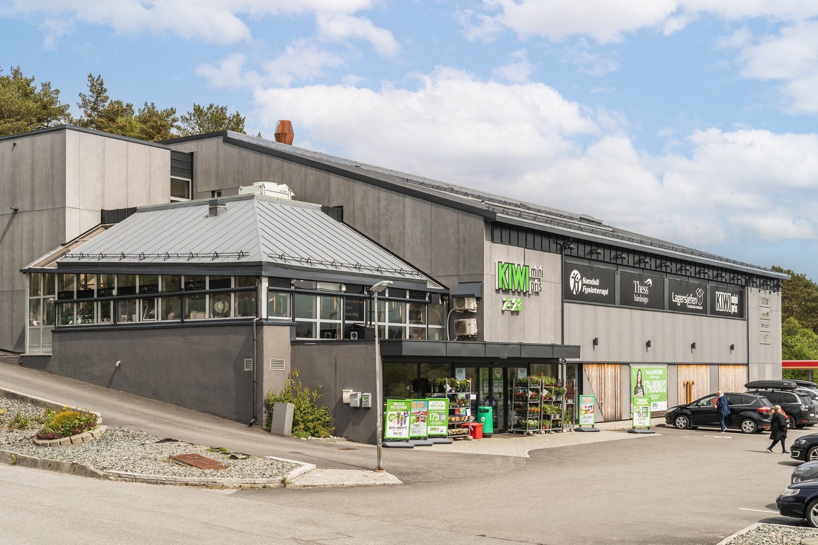 Det er også gangavstand til Kiwi Sandsli. Galleribilde