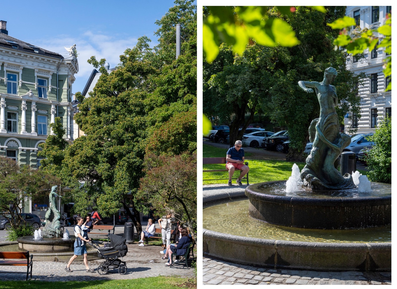 Nærområdet byr på blant annet flere parker, nærhet til trikk og dagligvare Galleribilde