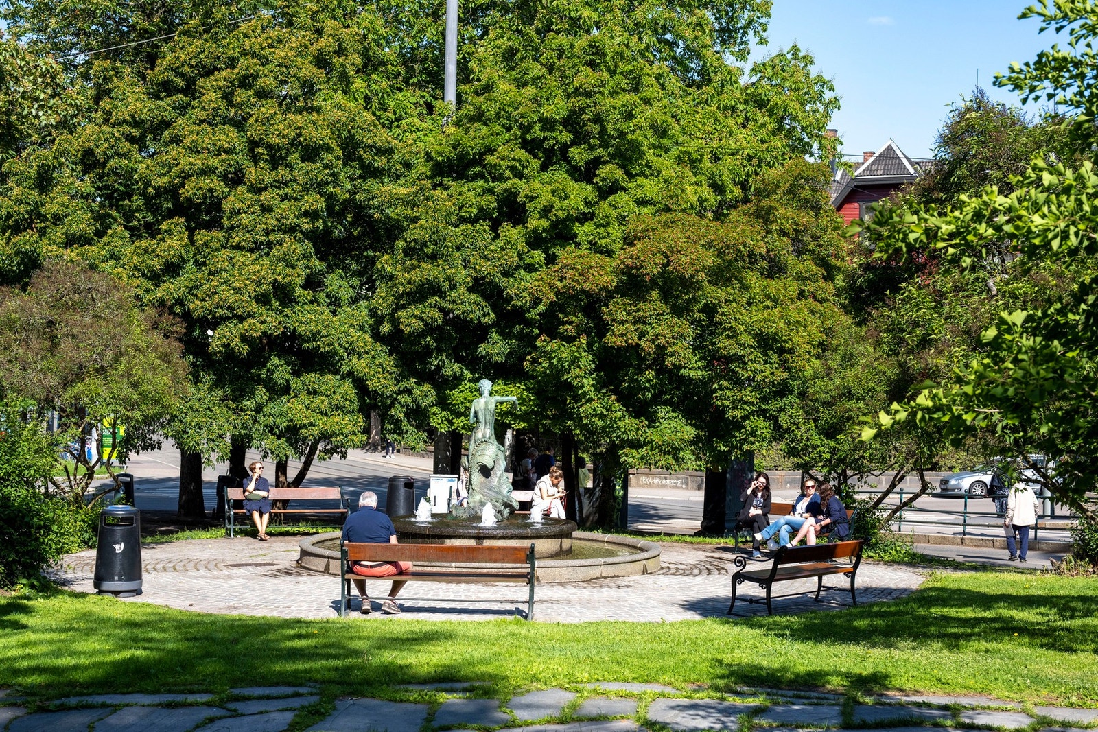 Eiendommen ligger i et særdeles attraktivt og sentralt boligområde på Skillebekk/ Frogner i Oslo Galleribilde