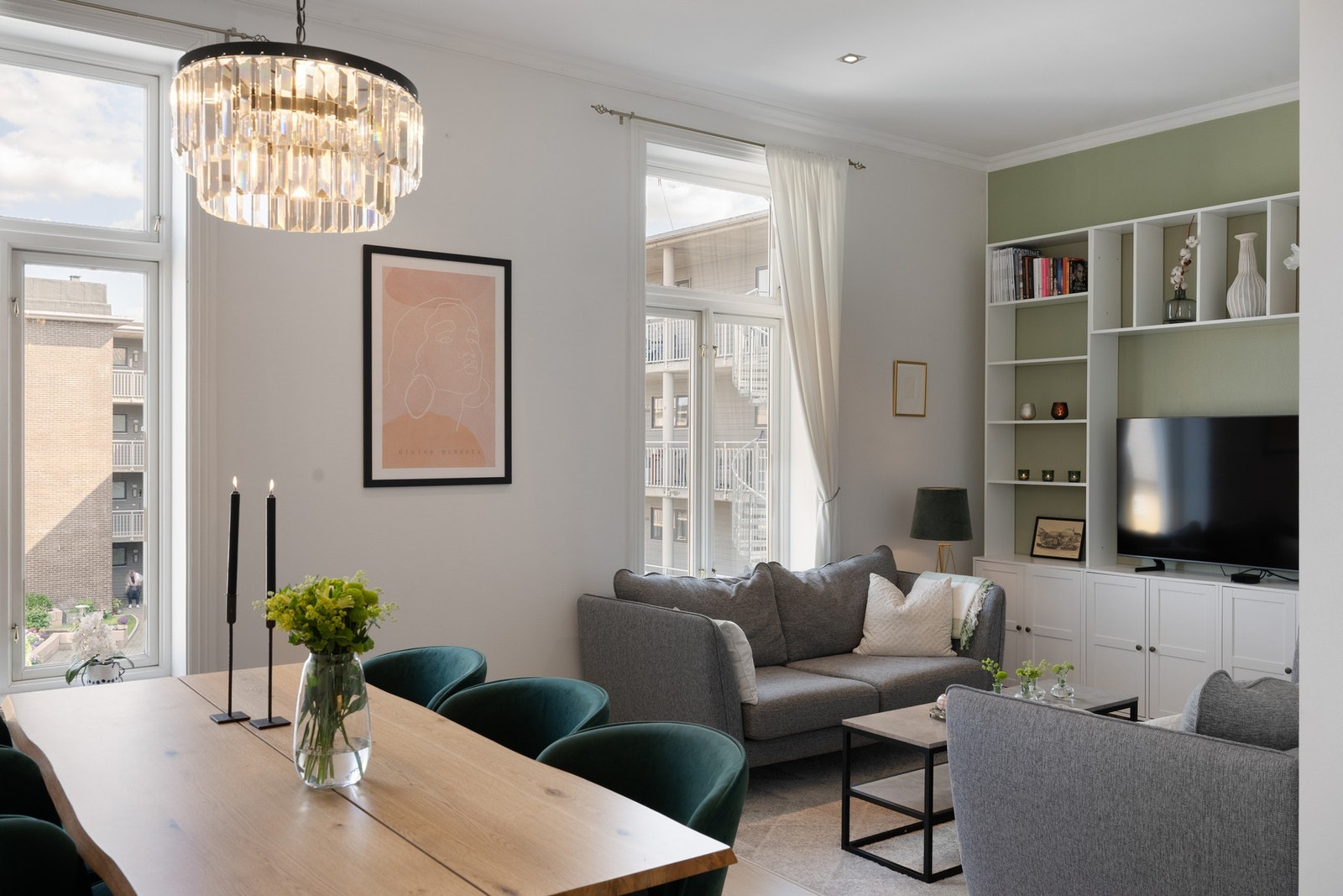 Her får du god takhøyde, høy standard og en lun atmosfære. Galleribilde