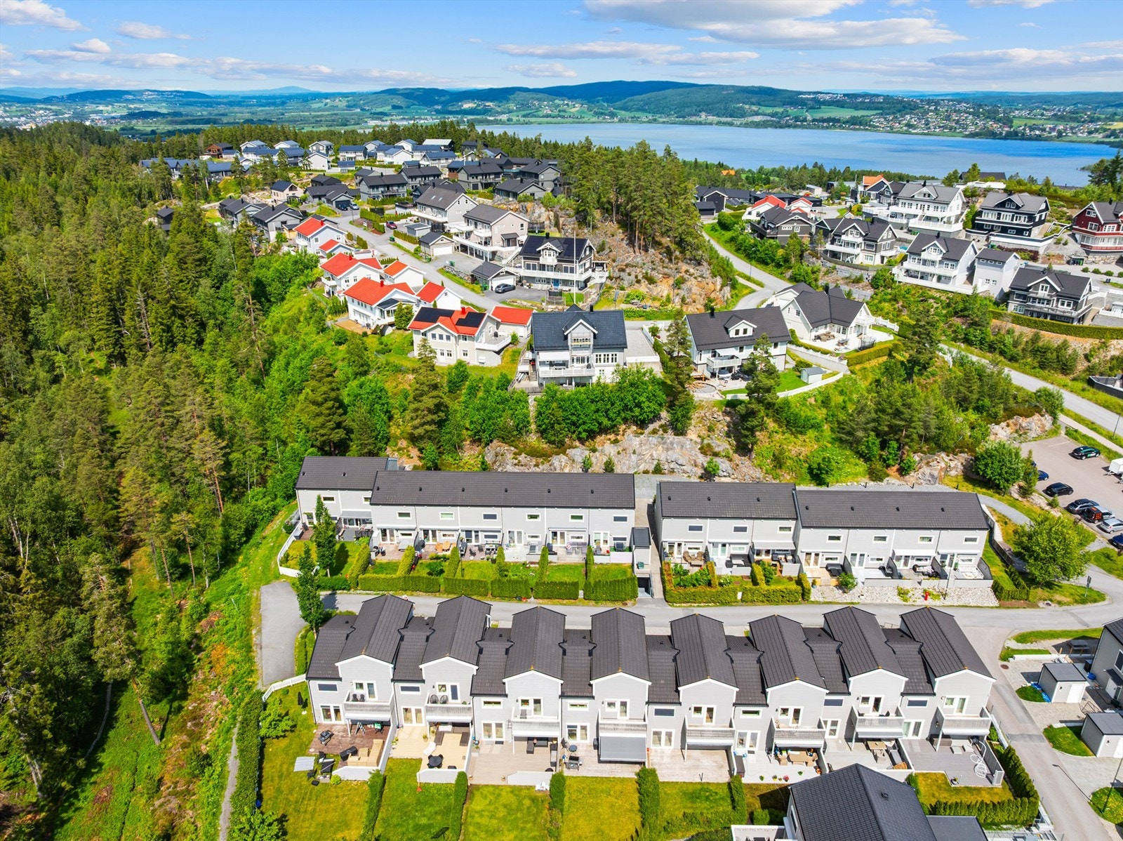 Dagligvarehandelen kan gjøres ved bl.a. Kiwi og Joker. Strømmen Storsenter, Lillestrøm sentrum, samt Lørenskog med både Metro og Triaden kjøpesenter ligger en kort kjøretur unna. Galleribilde