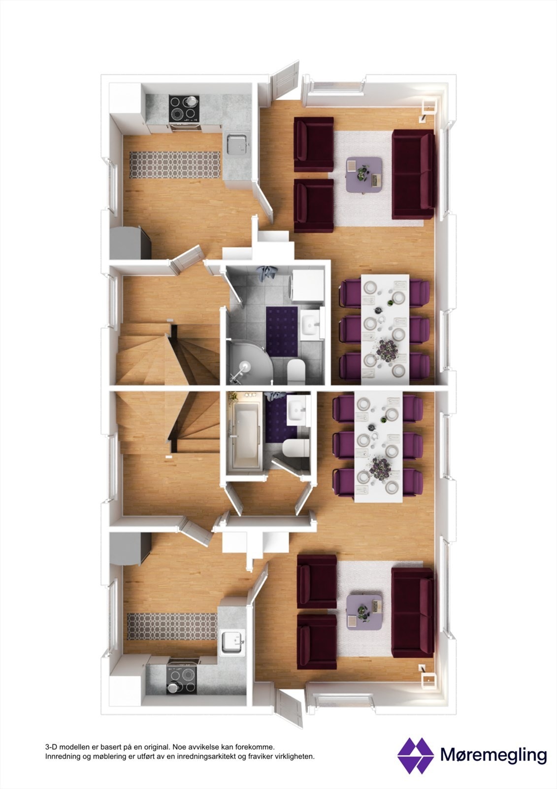 Plantegning 1. etasje Galleribilde