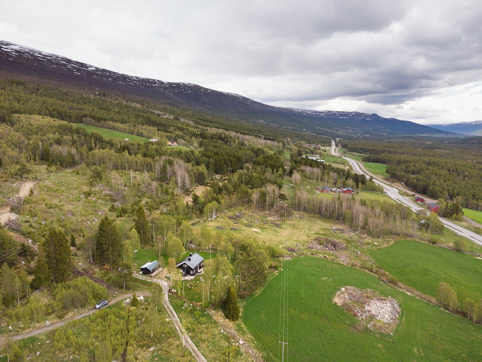 Dronebilde Galleribilde