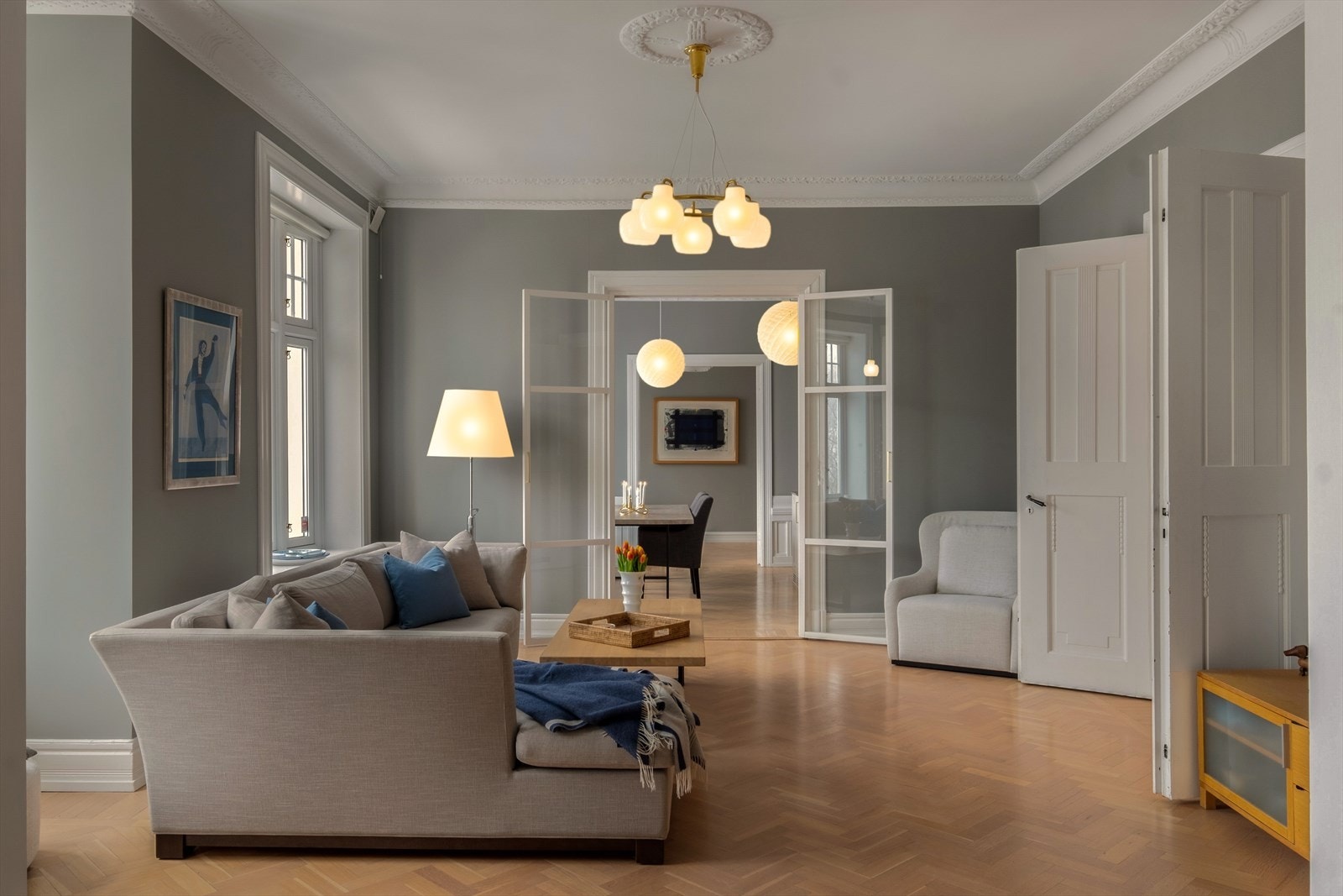 Leiligheten har en strålende beliggenhet midt i hjertet av Frogner. Galleribilde