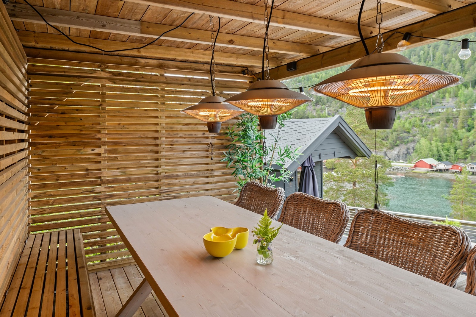 Mange fantastiske uteplasser omkranser hytta Galleribilde