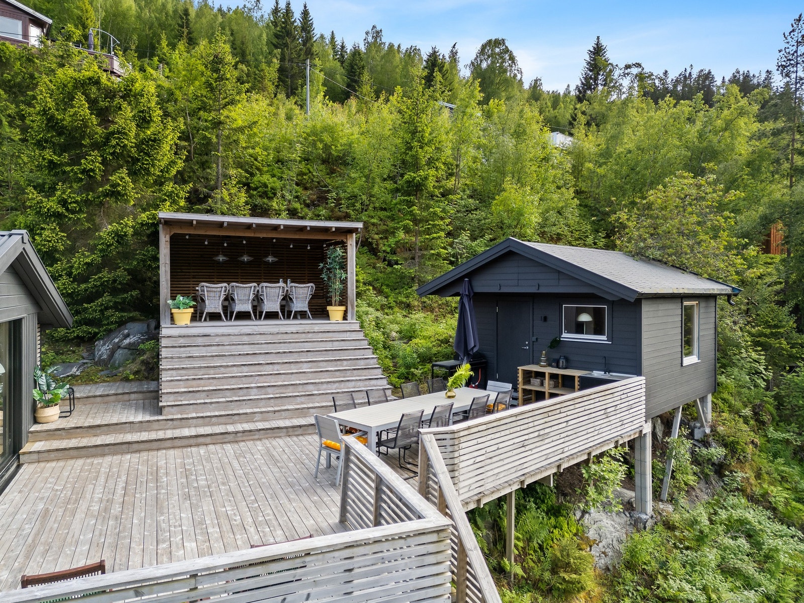 Oversikt uteplass Galleribilde