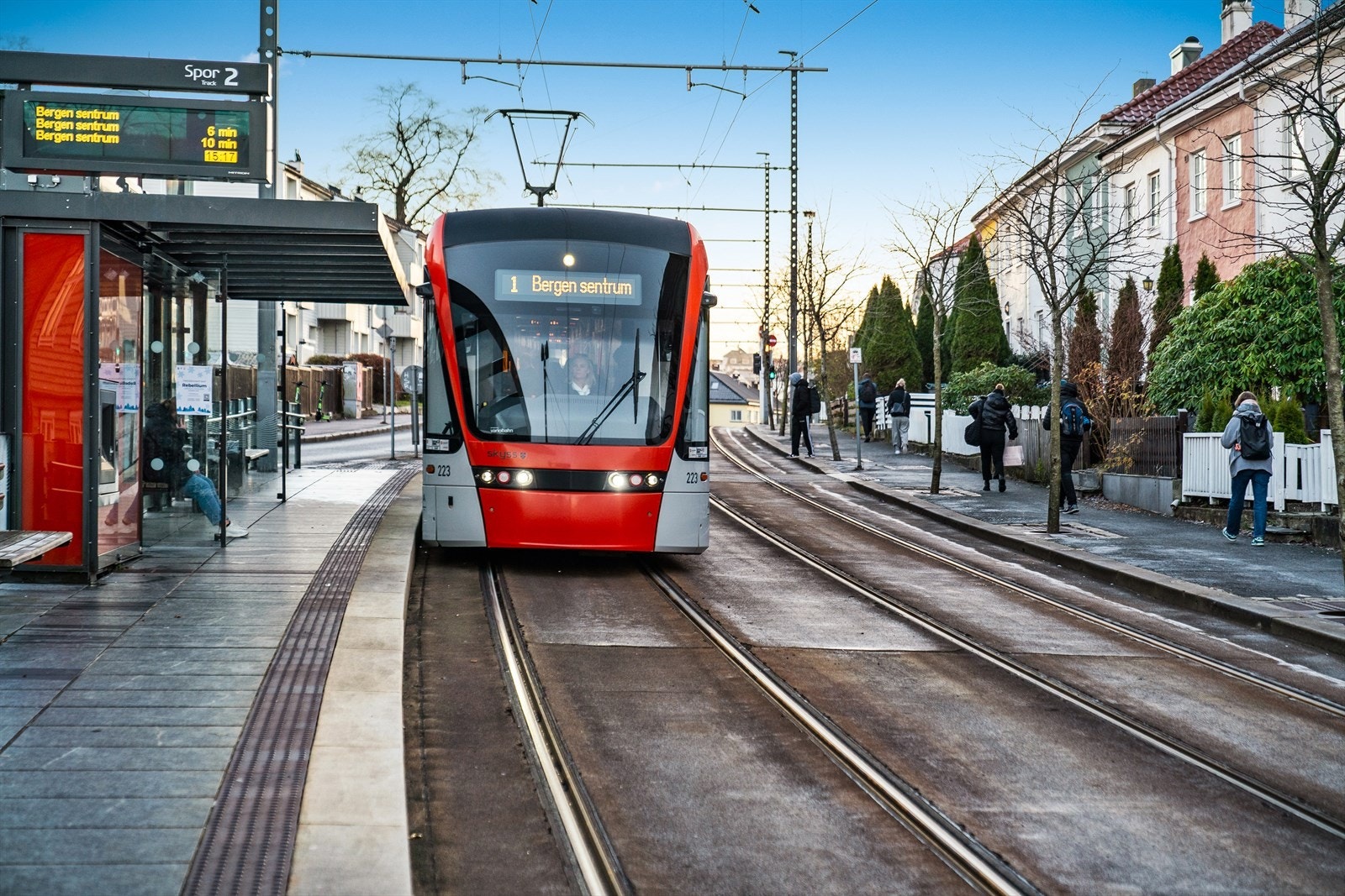 - Det er kort gange til bybanestoppet på Brann Stadion - Galleribilde