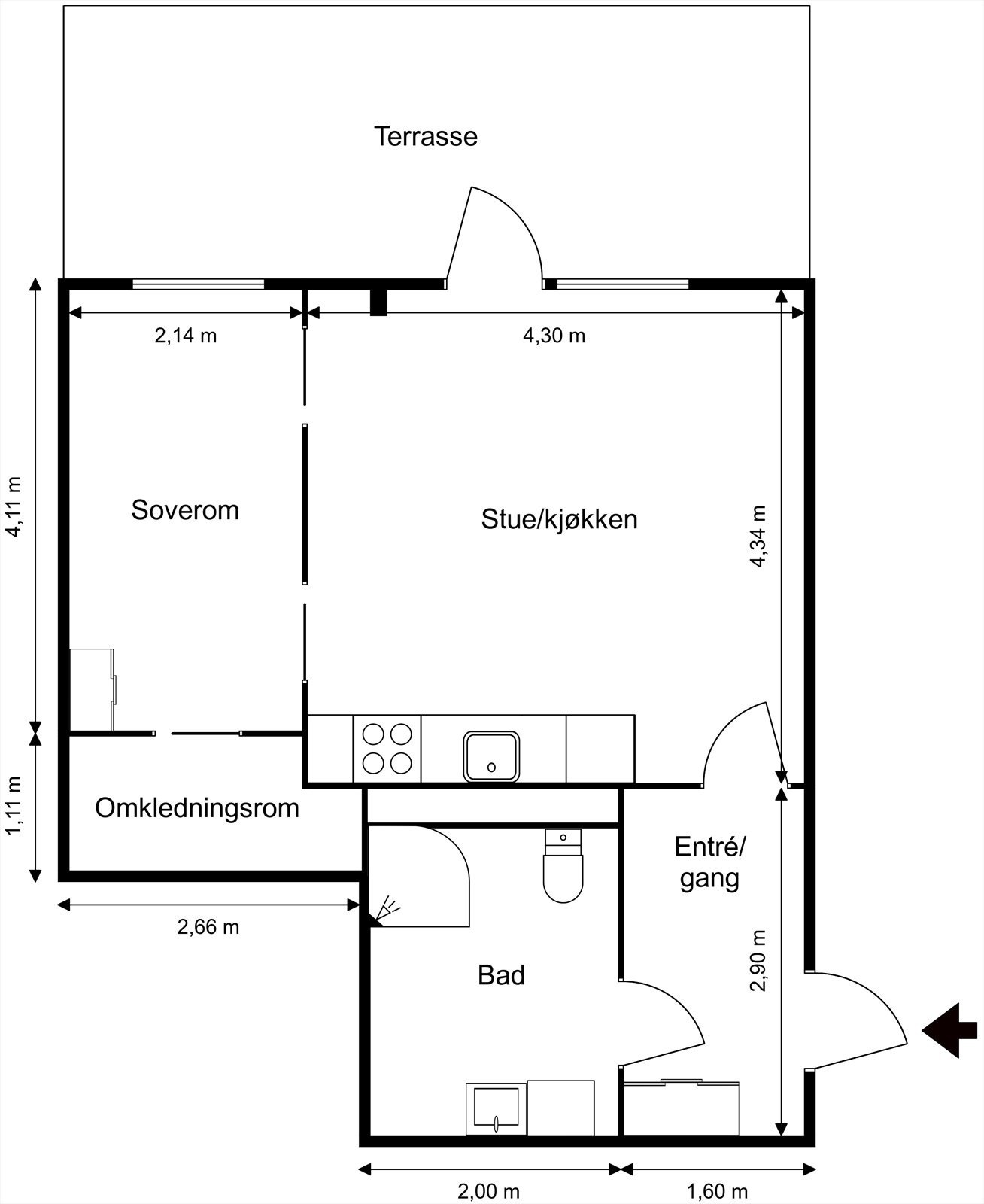 Plantegning Galleribilde