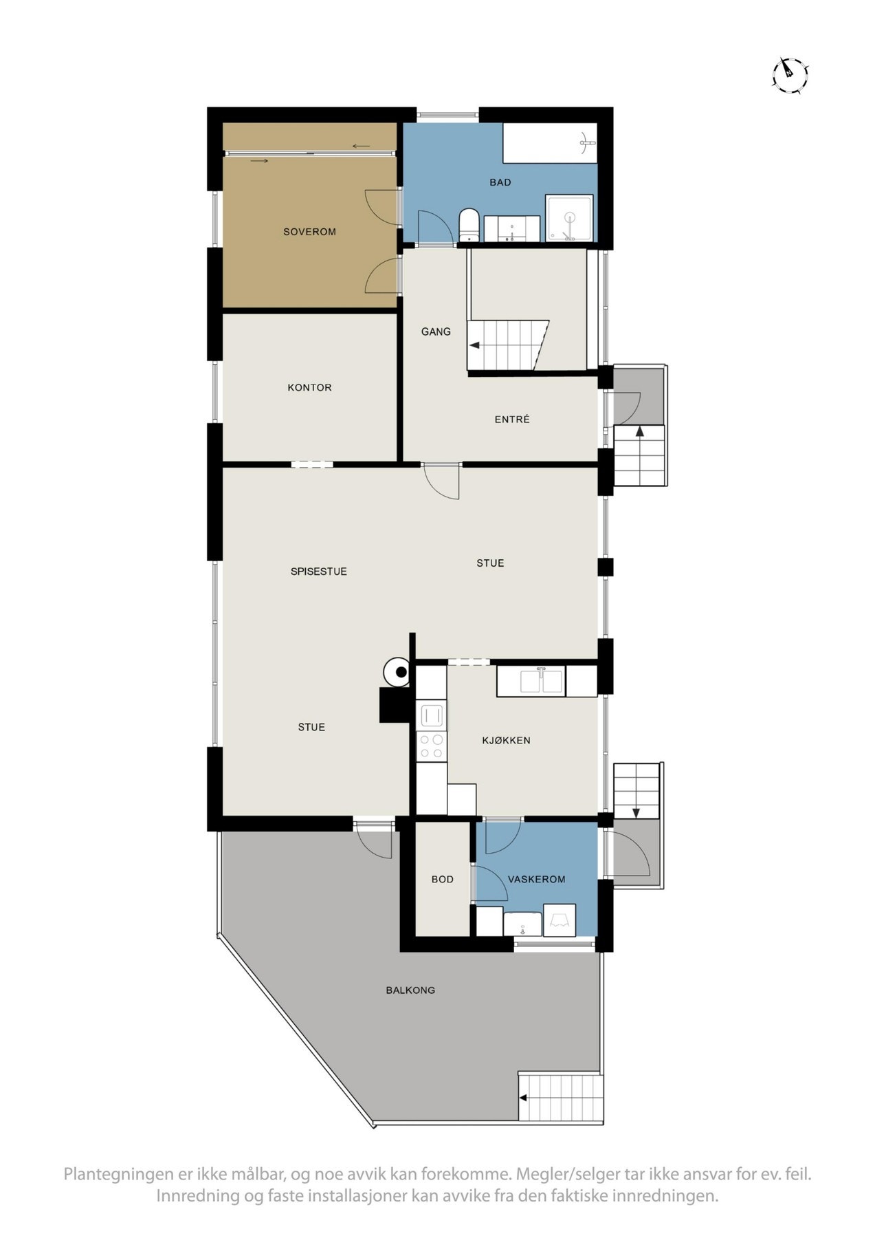 Plantegning Galleribilde