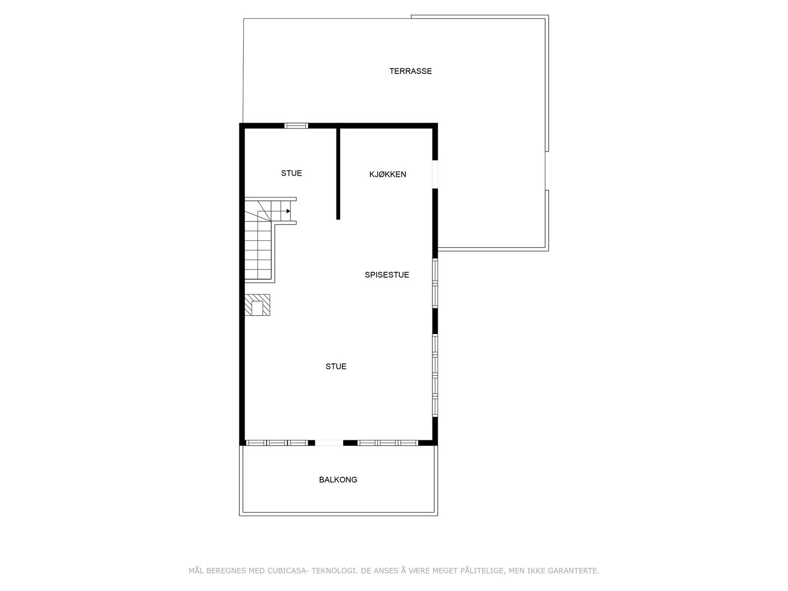 Plantegning 1.etasje Galleribilde