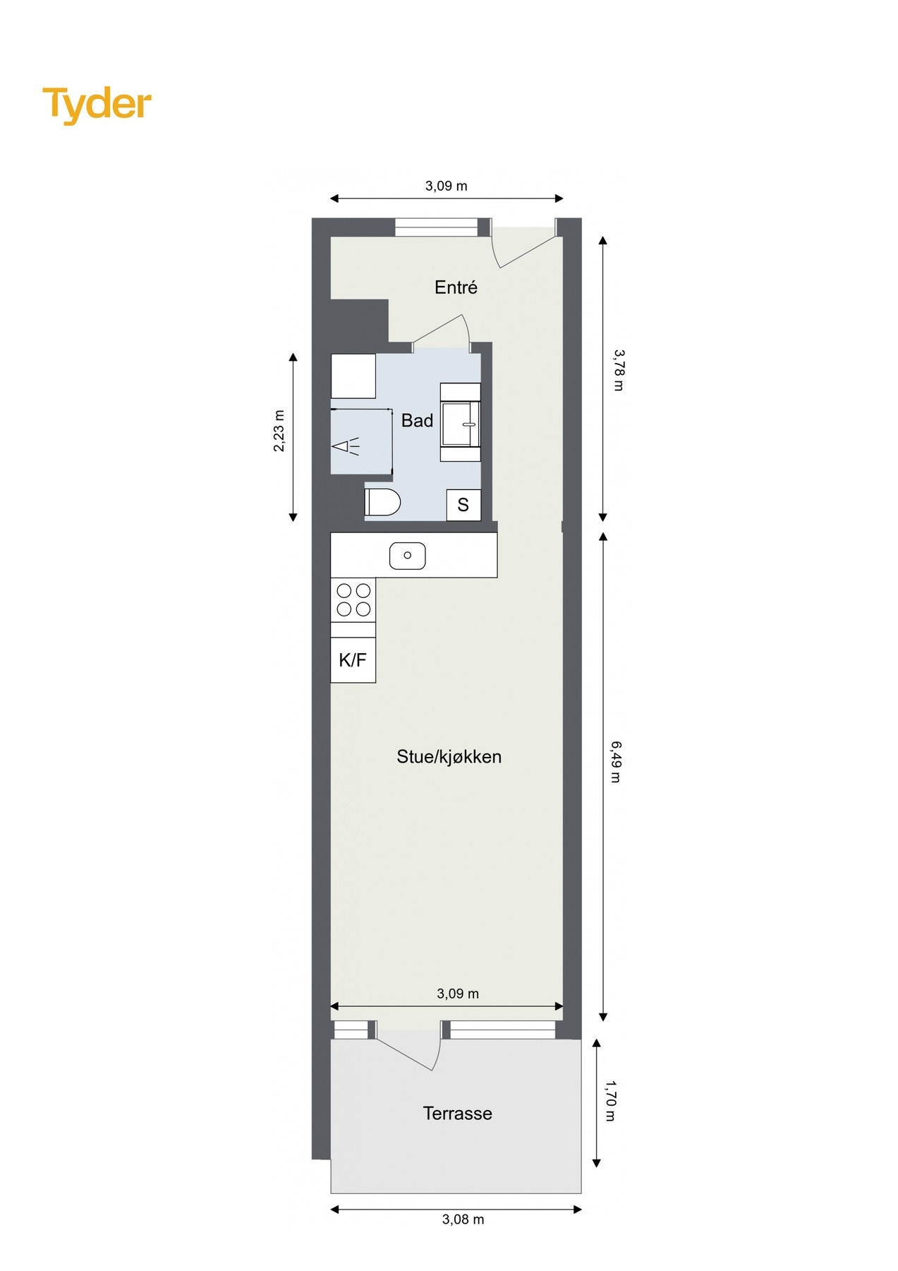 Plantegning. Galleribilde