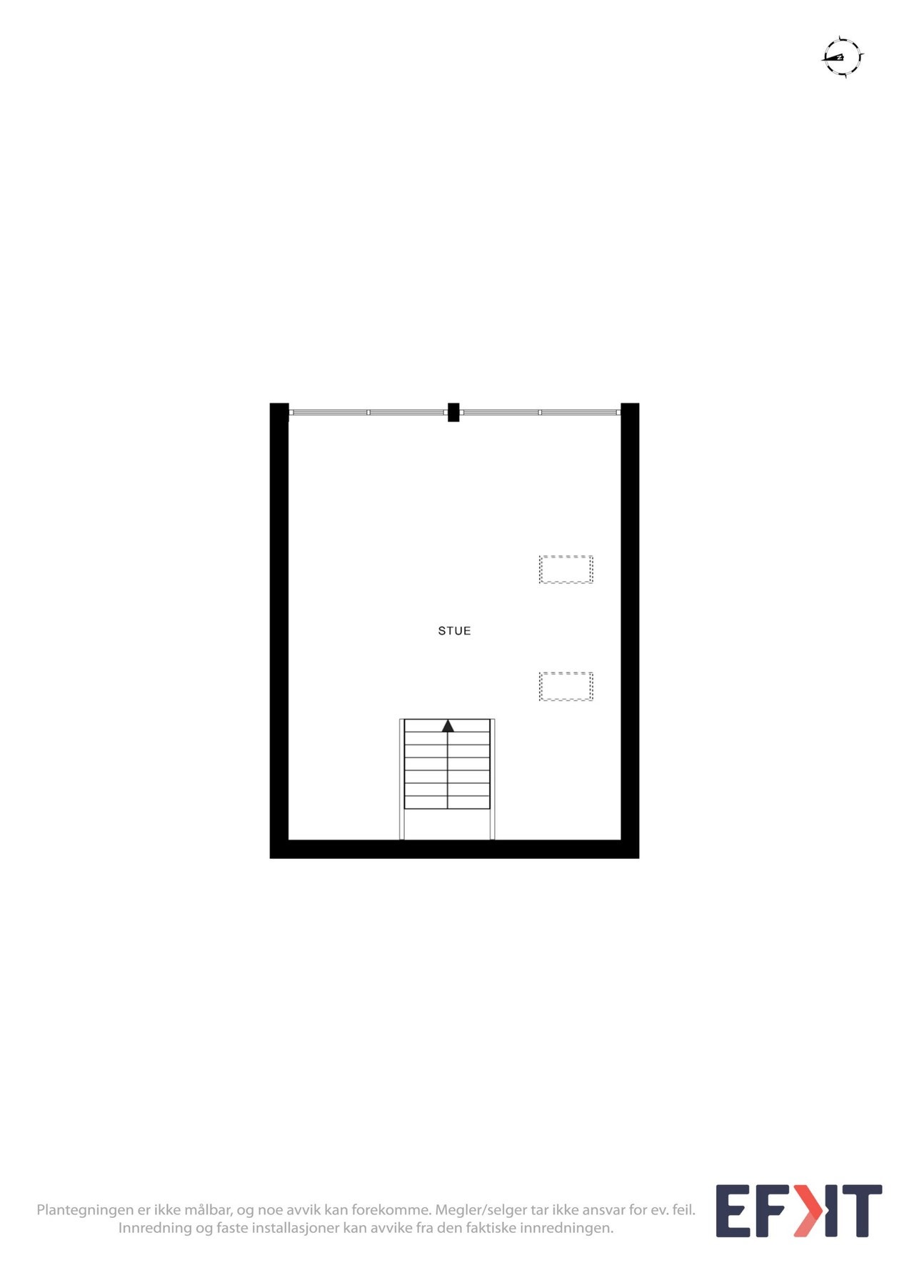 Planløsning garasjeloft. Galleribilde