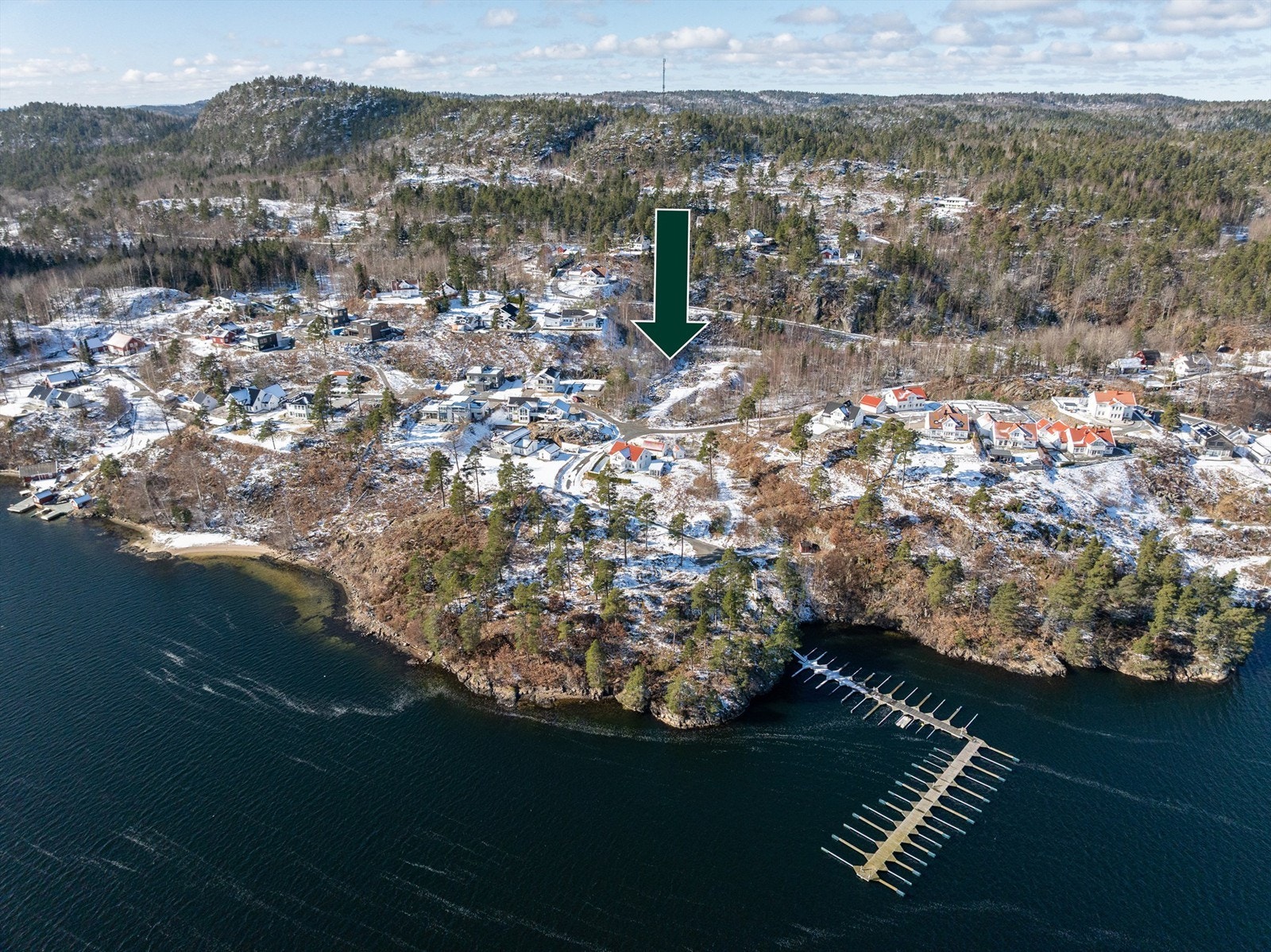 Badestrand like nedenfor Galleribilde
