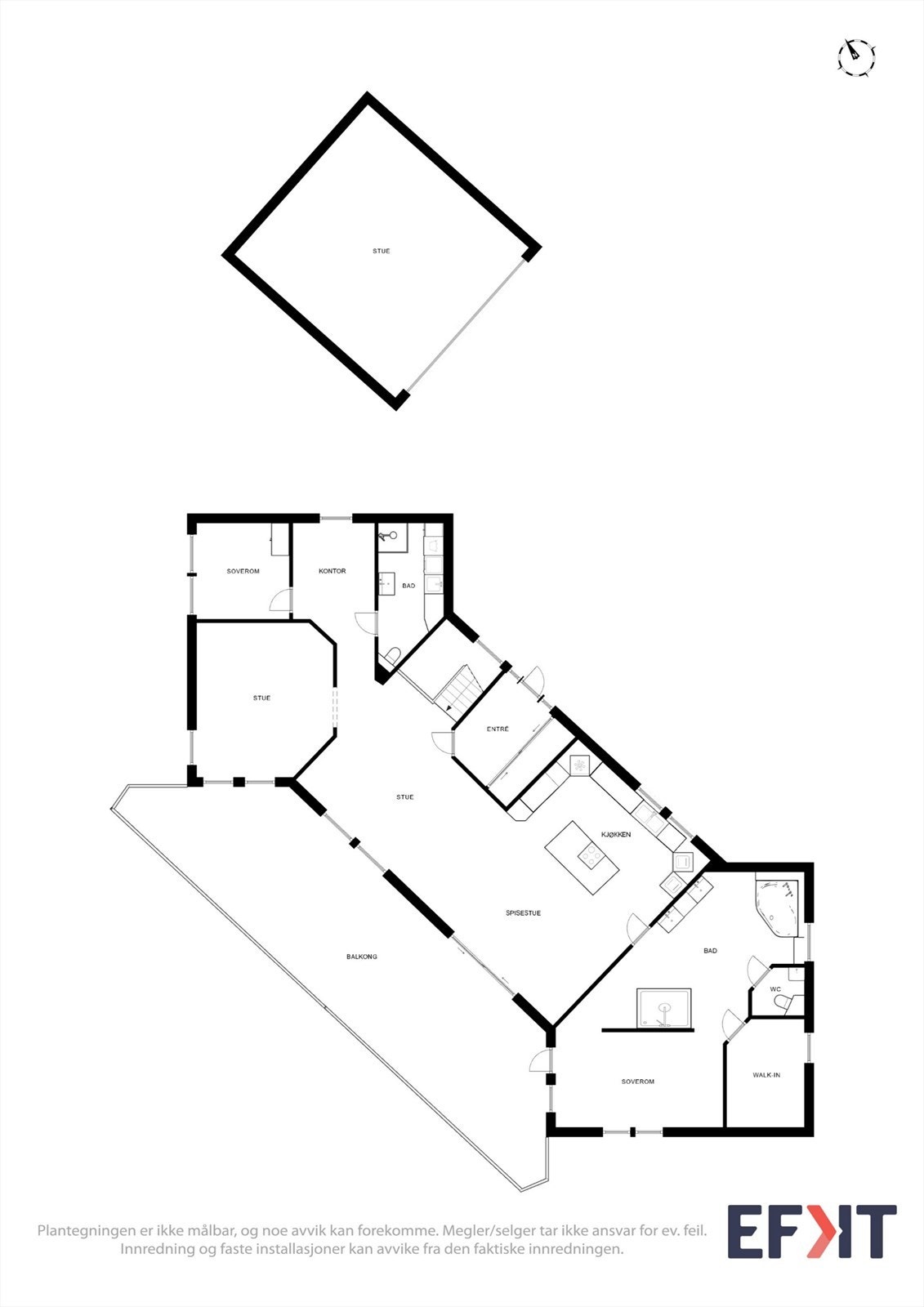 Her har man alt man trenger på en flate. Galleribilde