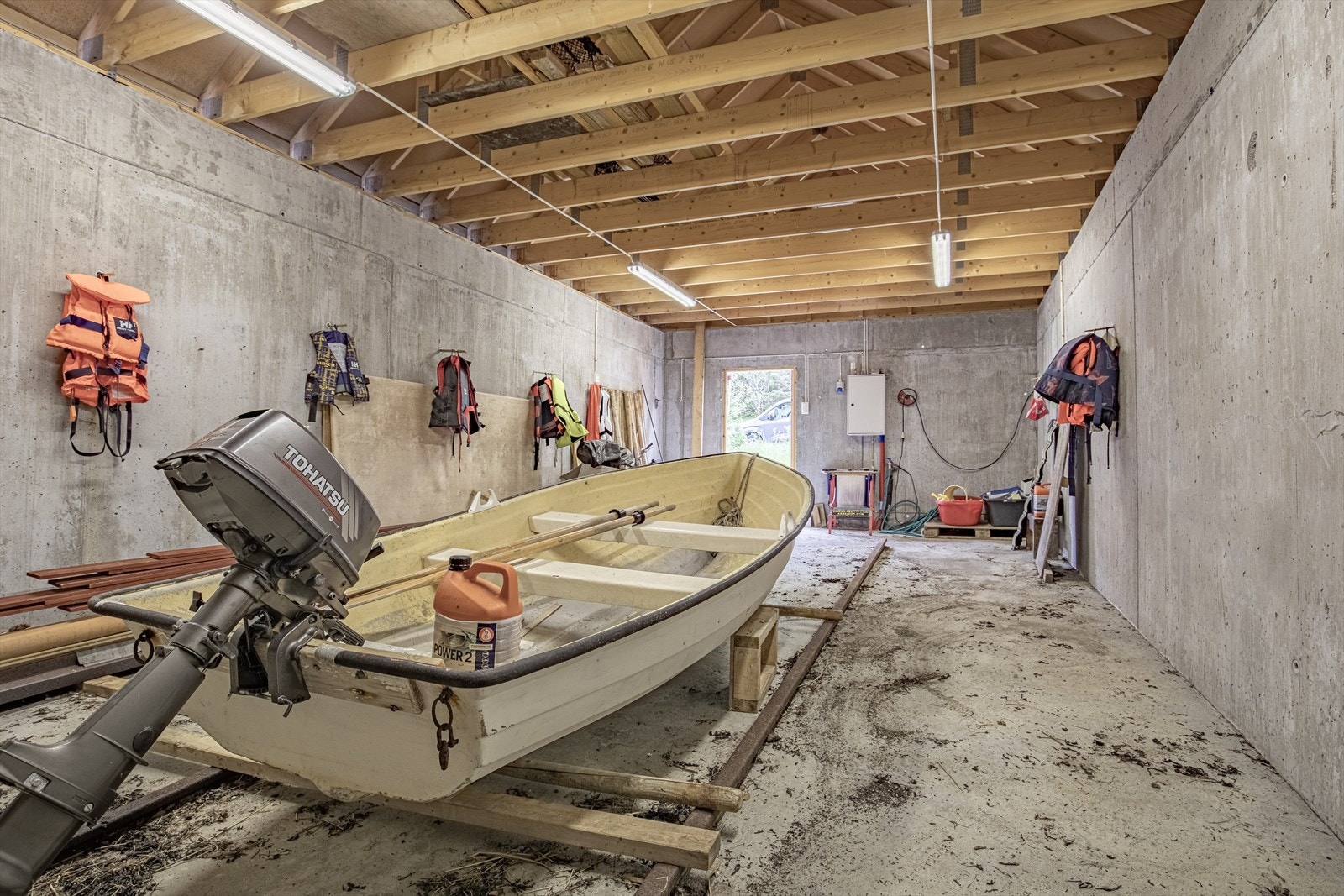 Det er vannuttak og trefaset strømuutak Galleribilde