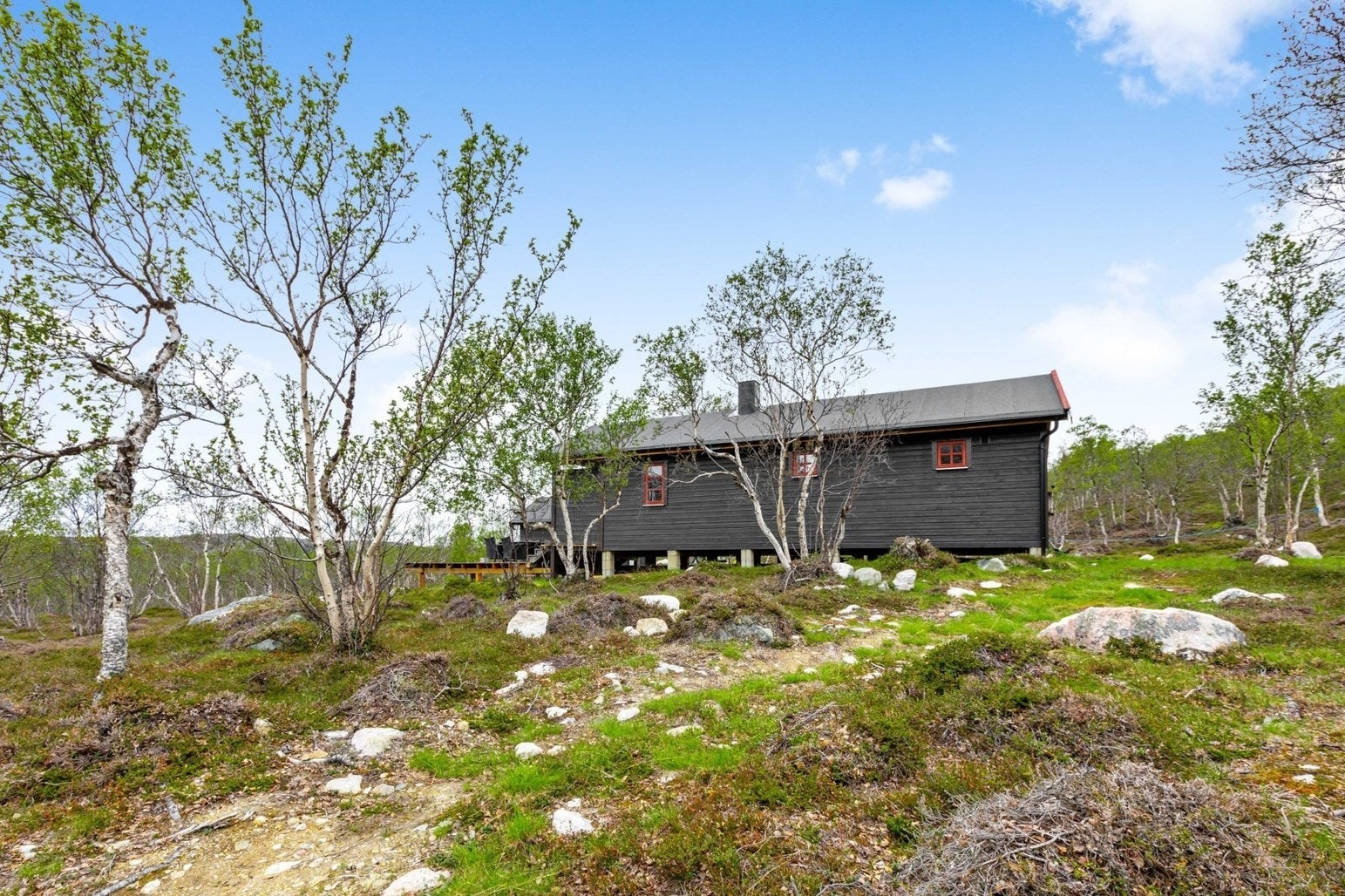 Hytten er bygd i 2002. Galleribilde