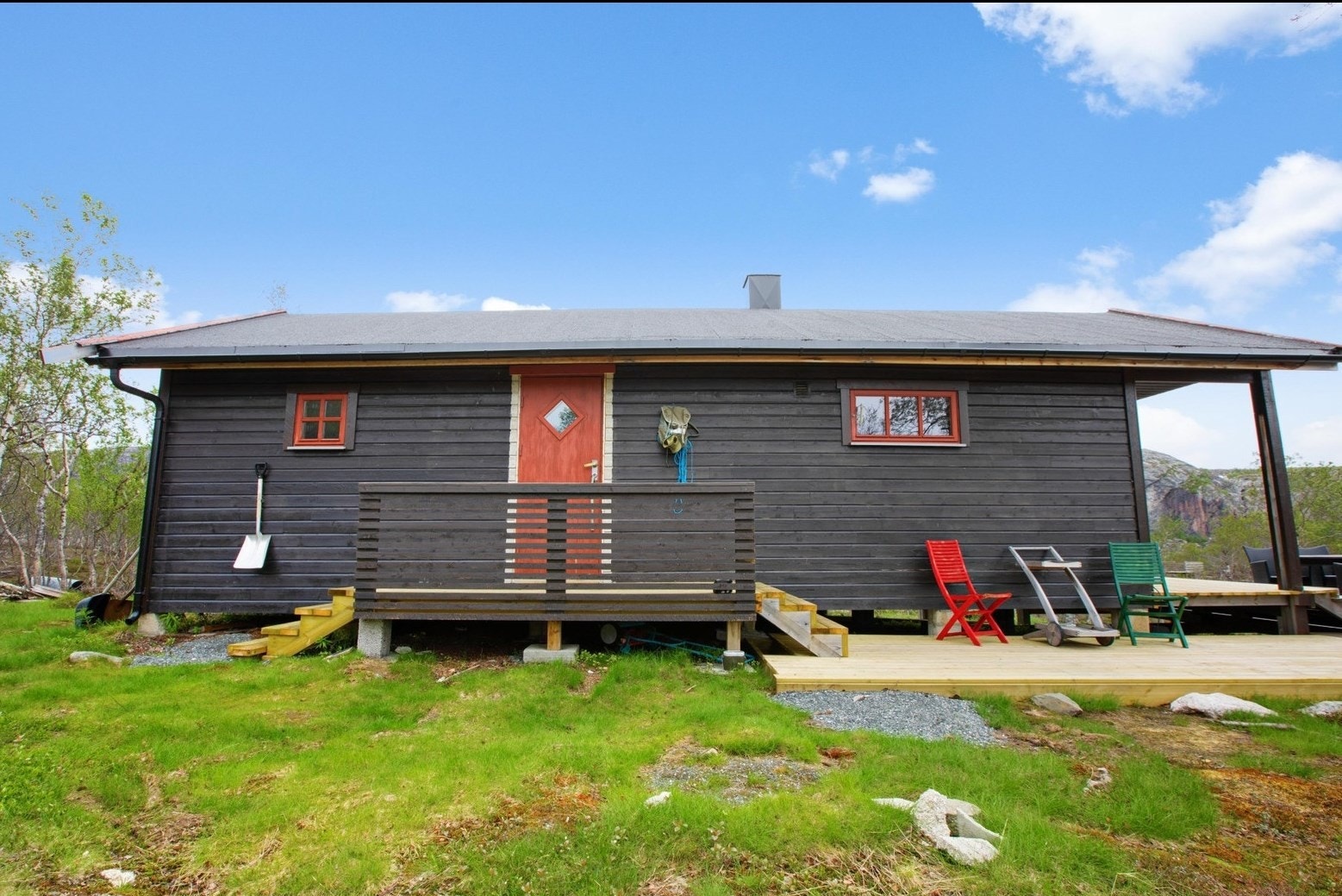 Terrassen er på totalt ca.73m² Galleribilde