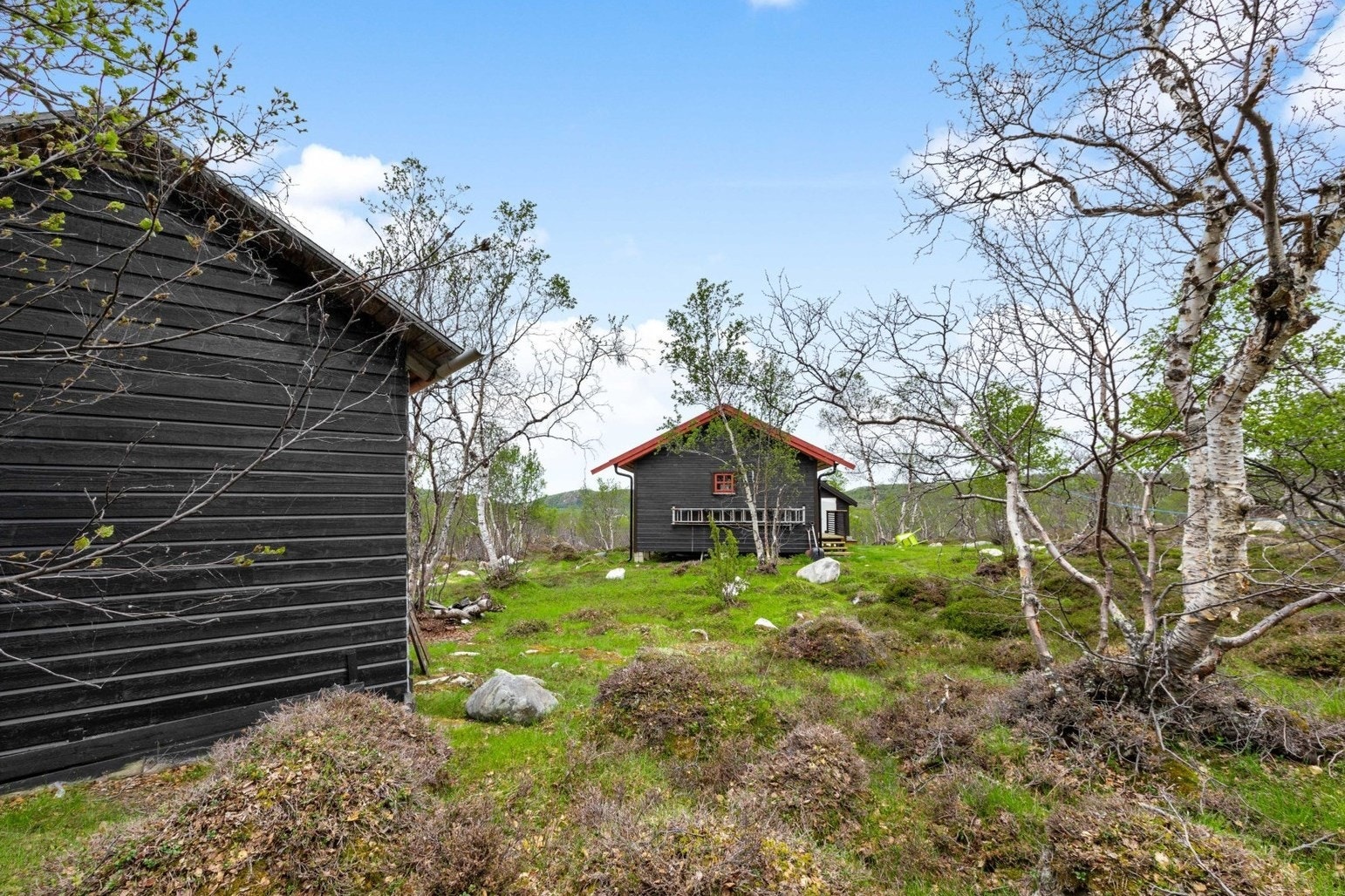 Koselig hytte ved Vintervollen på Jarfjordfjellet! Galleribilde