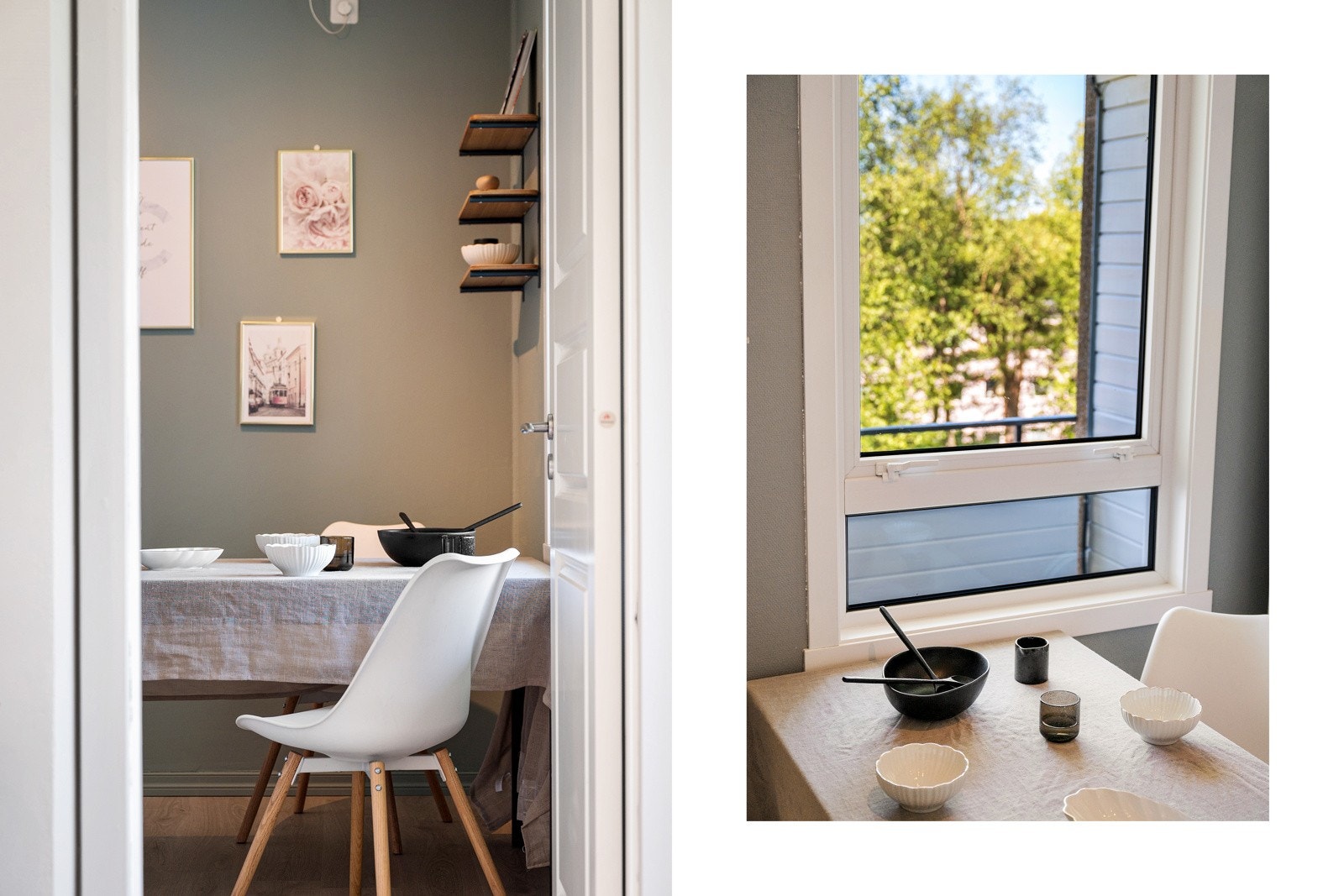 Vi tar turen inn på kjøkkenet. Galleribilde