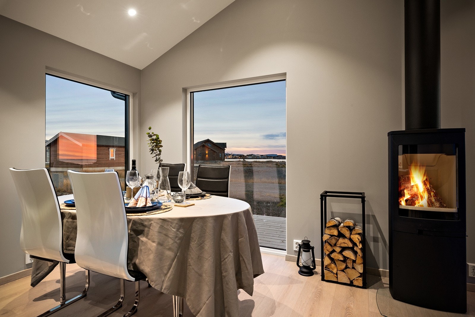 Og får dette fargespillet på himmelen! Galleribilde