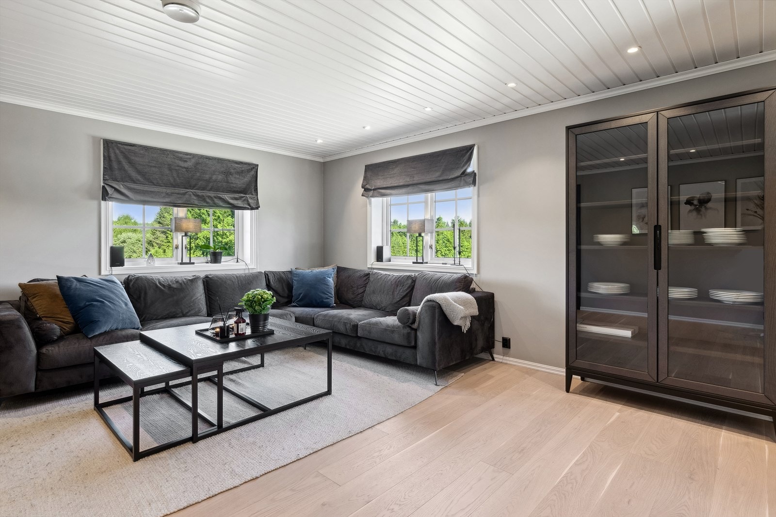 Innenfor hovedstua finner du en hyggelig tv-stue. Galleribilde