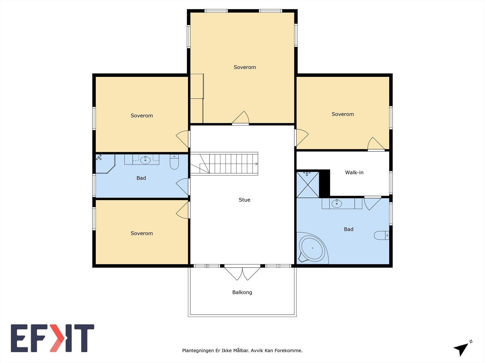Plantegning 2. etasje Galleribilde