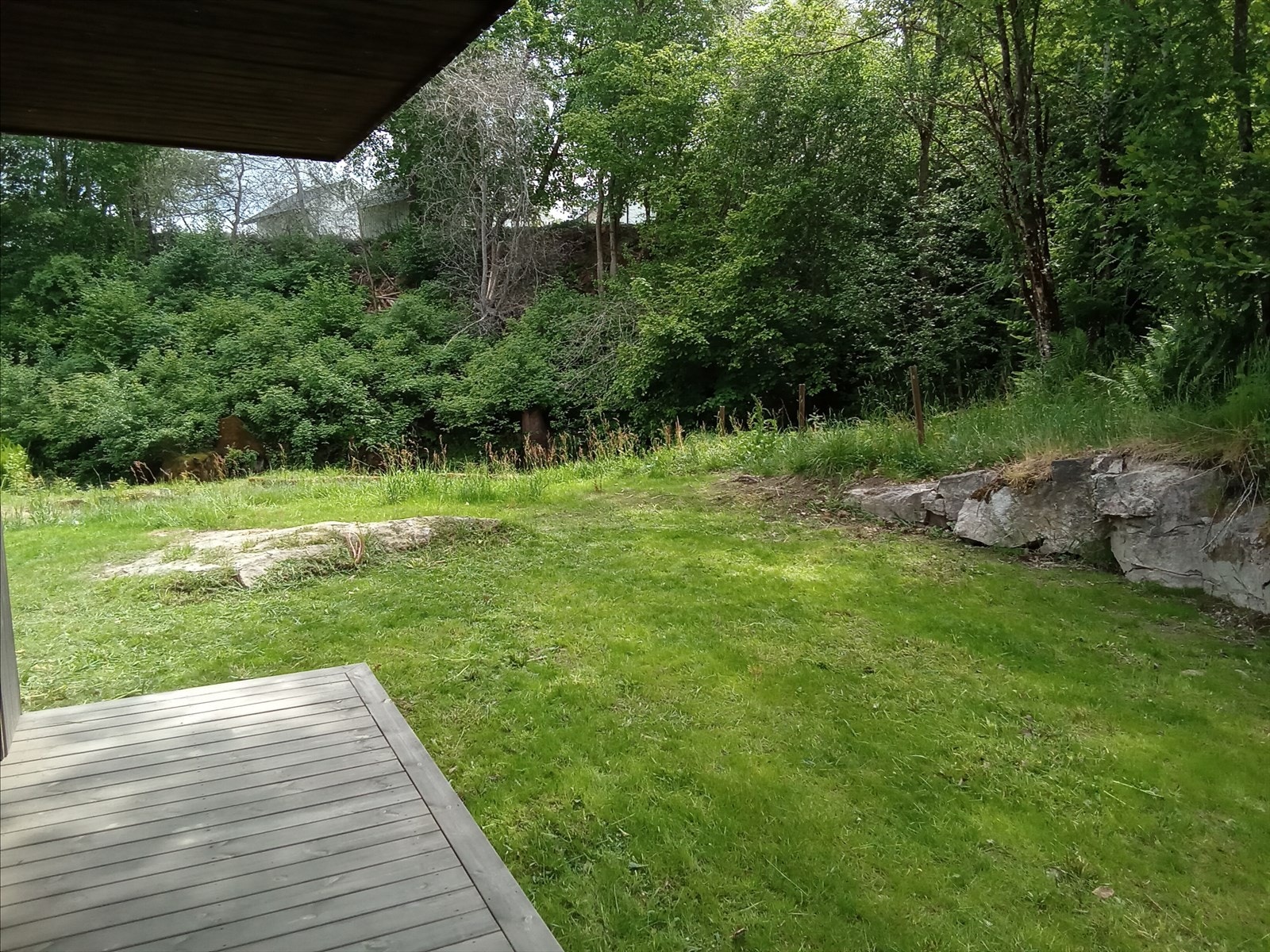 Usjenert og flott uteområde. Galleribilde