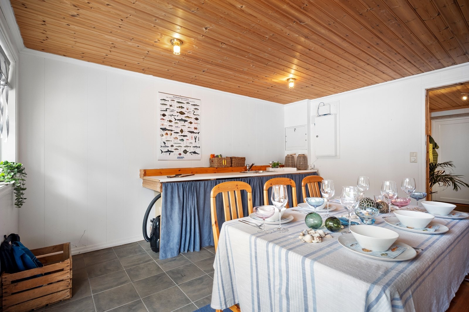 Det er lagt inn rør-i-rør i rorbuen. Galleribilde