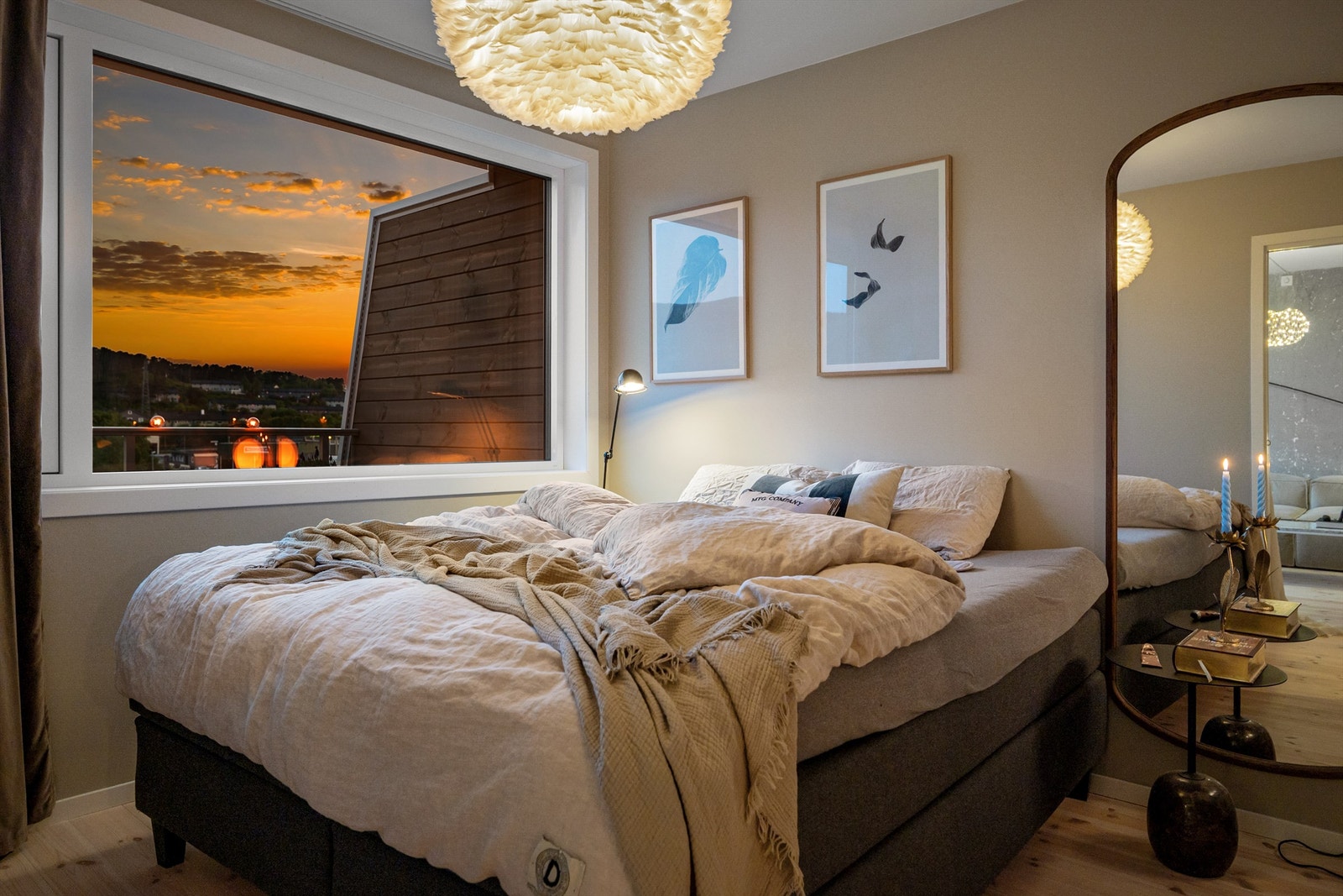 Nydelig utsikt også fra soverommet Galleribilde