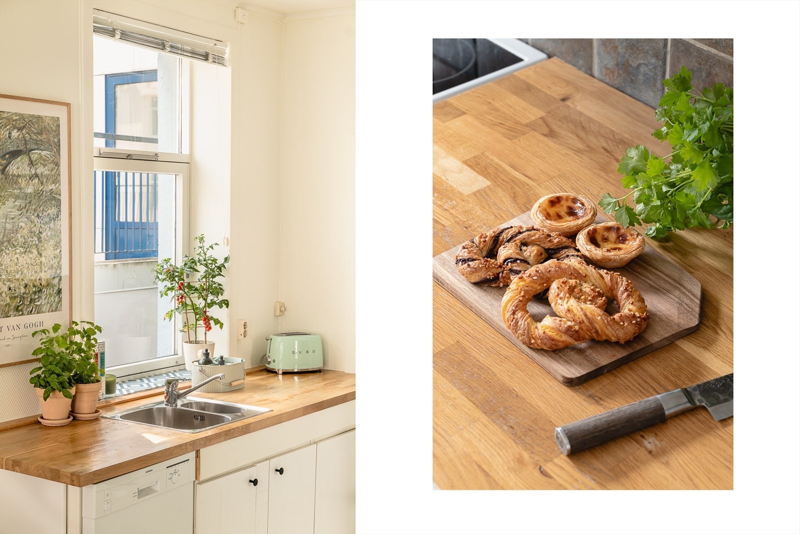 De store vindusflatene gir rikelig med lysinnslipp. Galleribilde