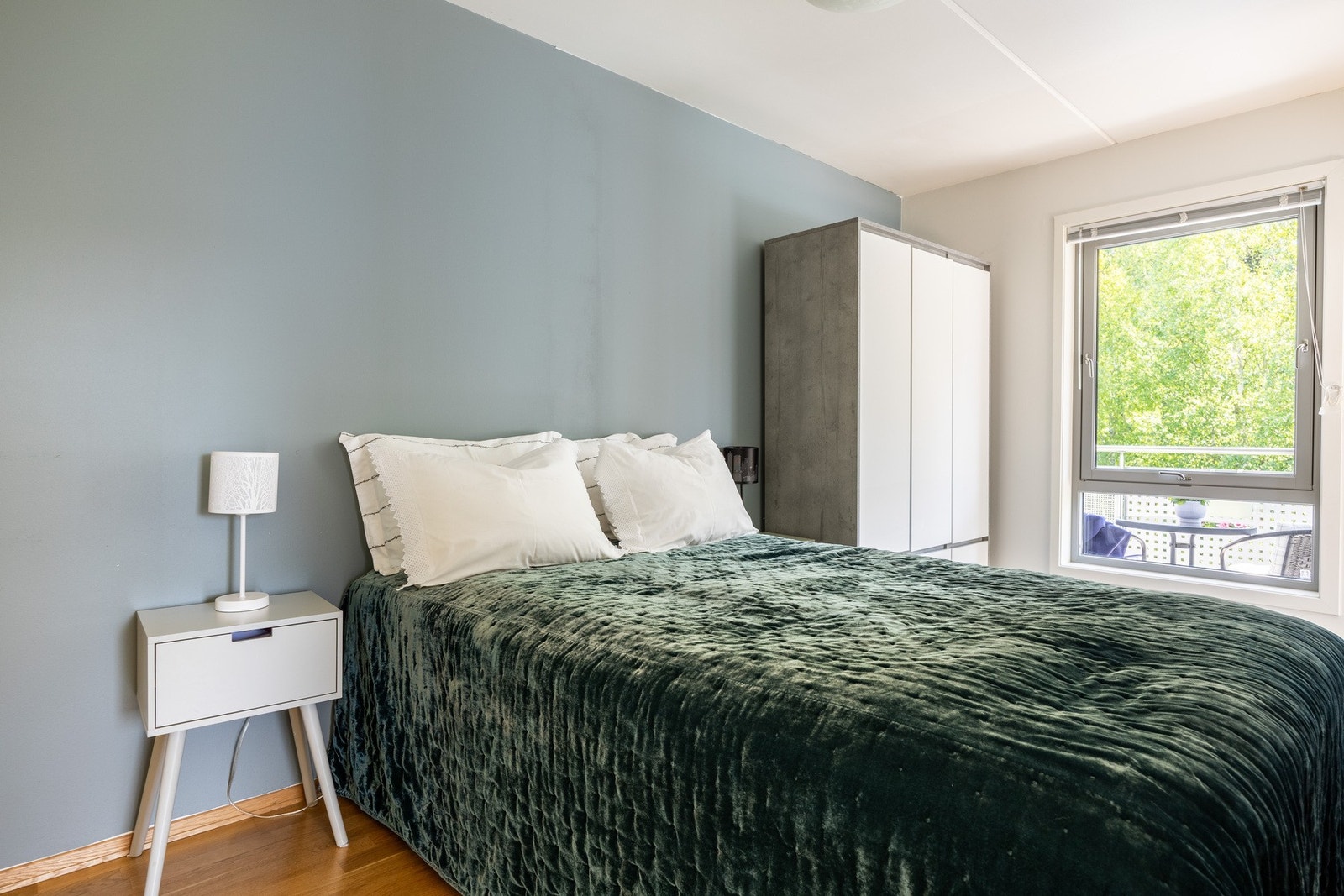 Soverommet er lyst og innbydende. Galleribilde