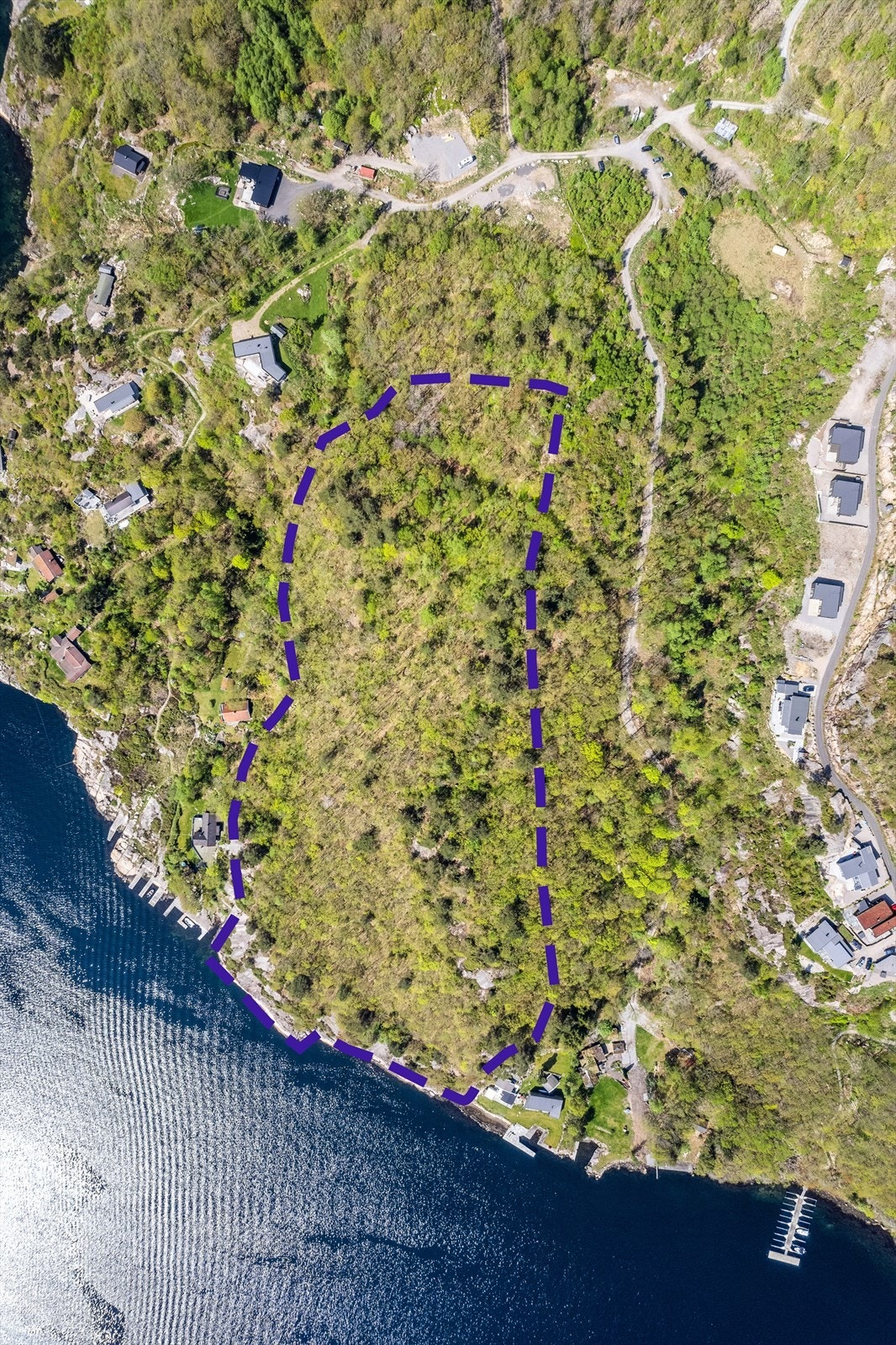 Persneset med omtrentlig grenseangivelse Galleribilde