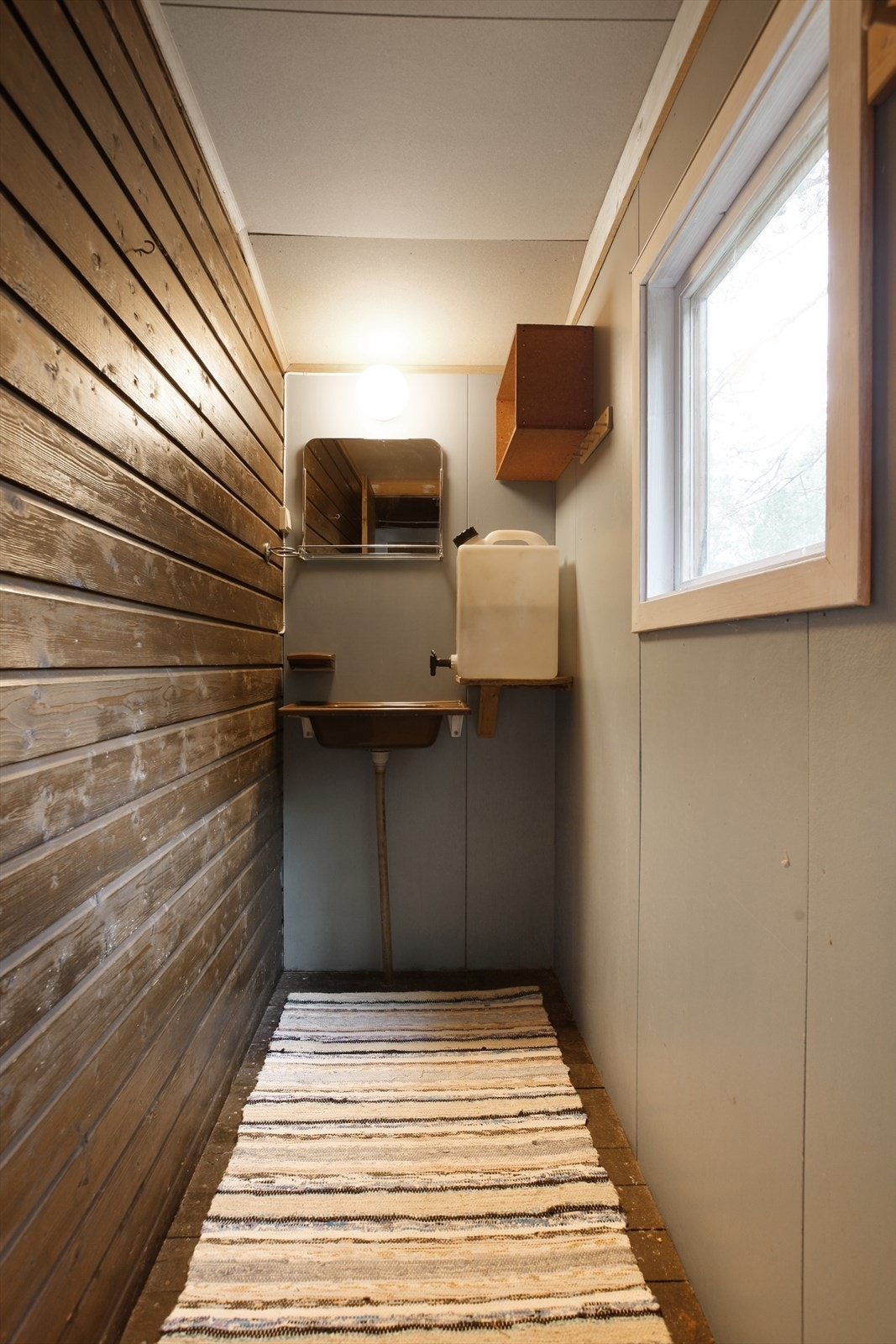 Disponibelt rom brukt som sanitærrom. Galleribilde