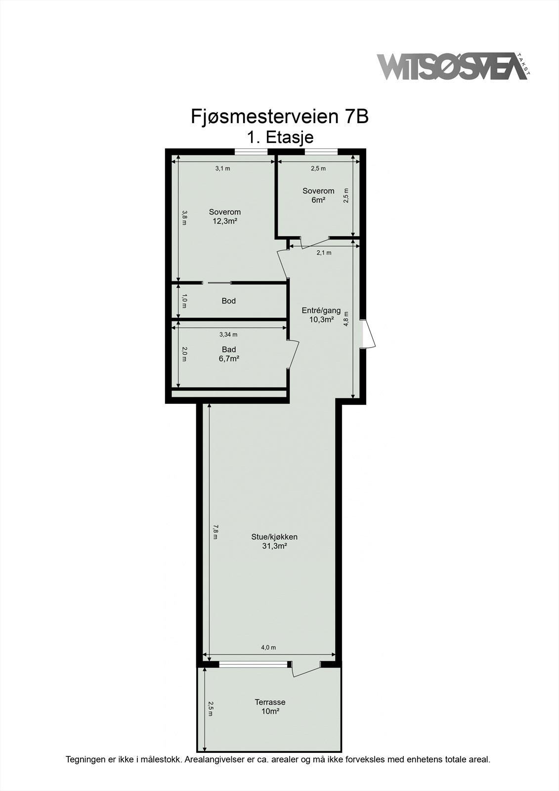 Planskisse. Galleribilde