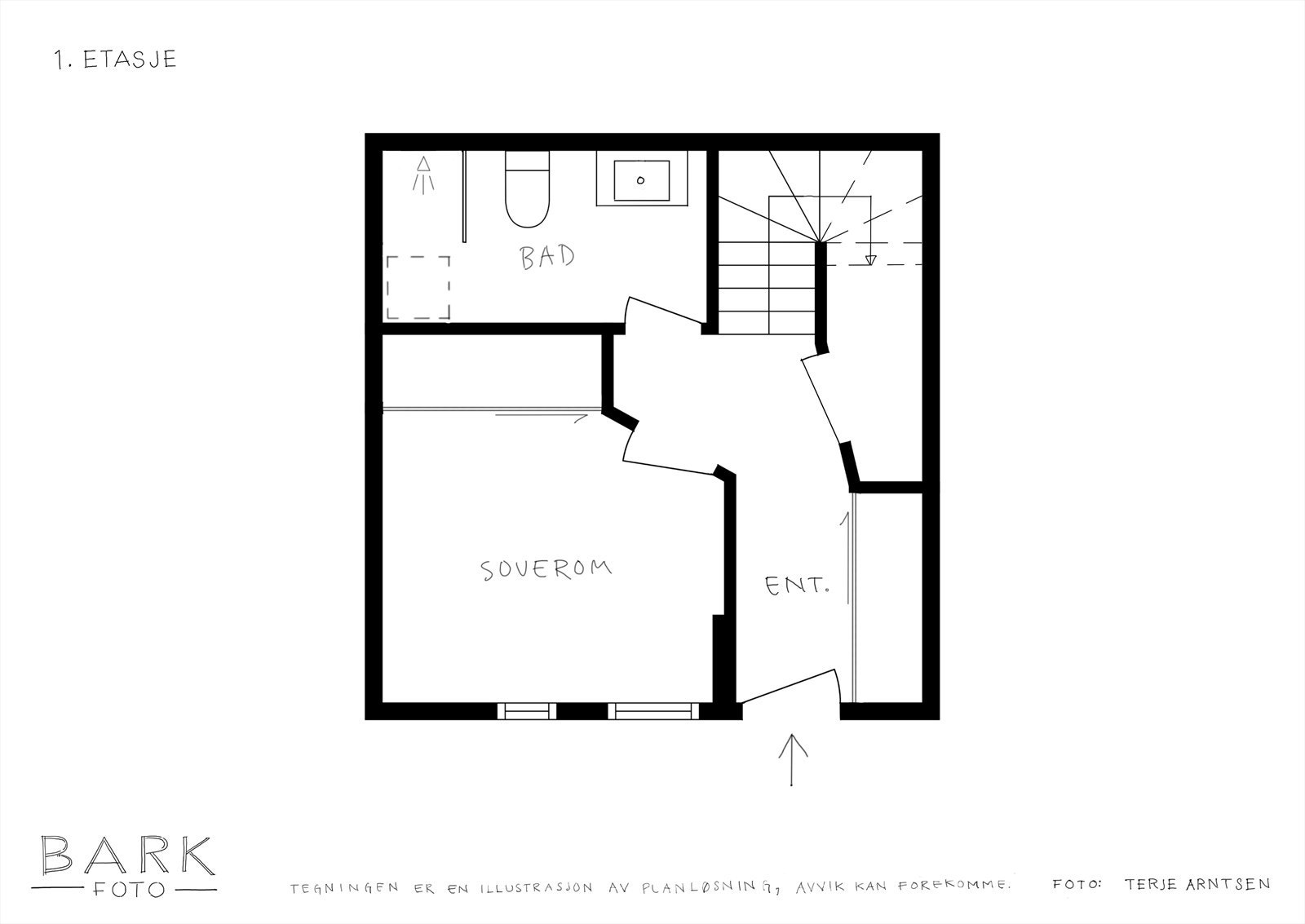 Plantegning 1. etasje. Galleribilde