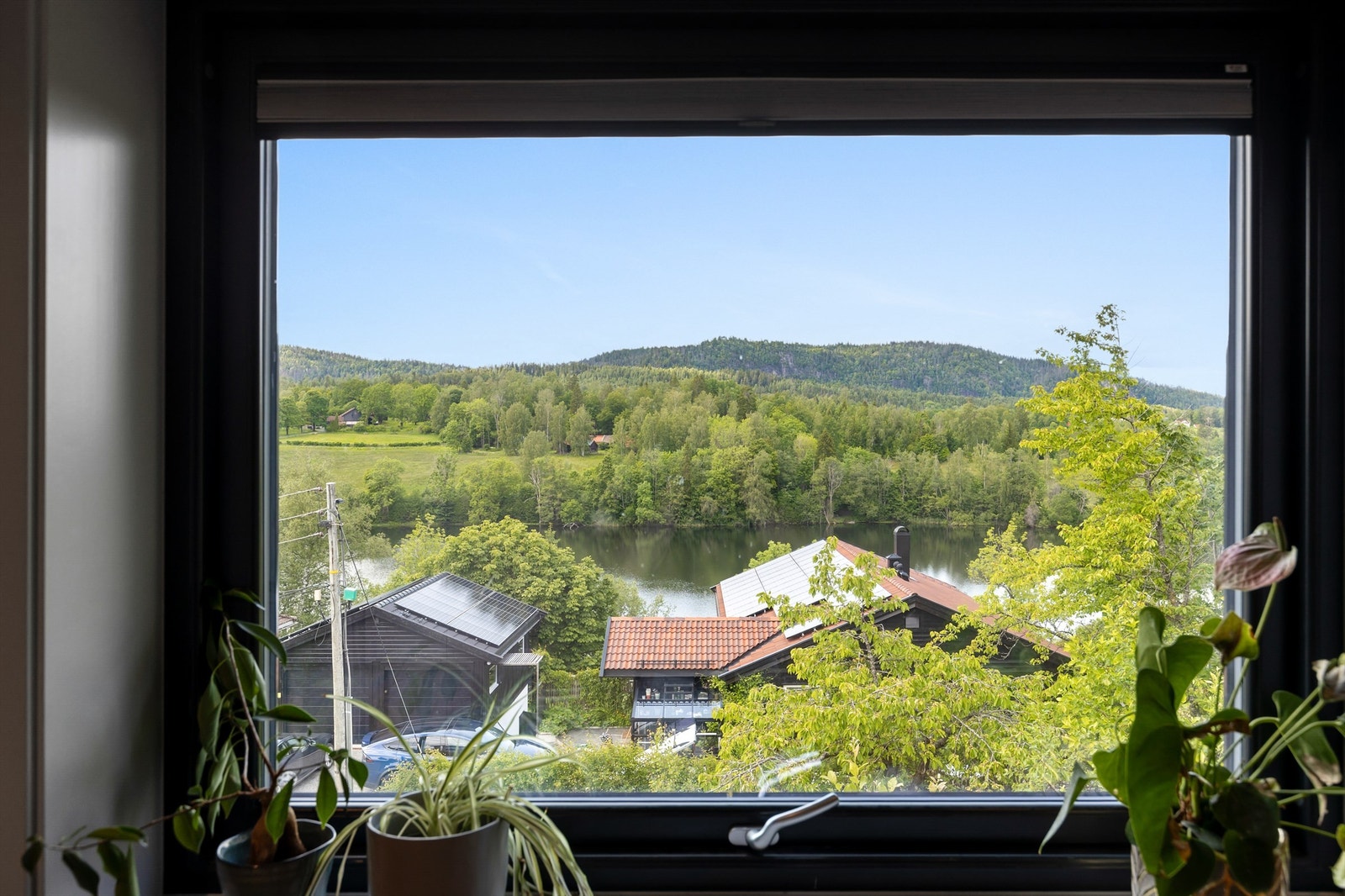 Utsikten mot Hogstadvannet. Galleribilde