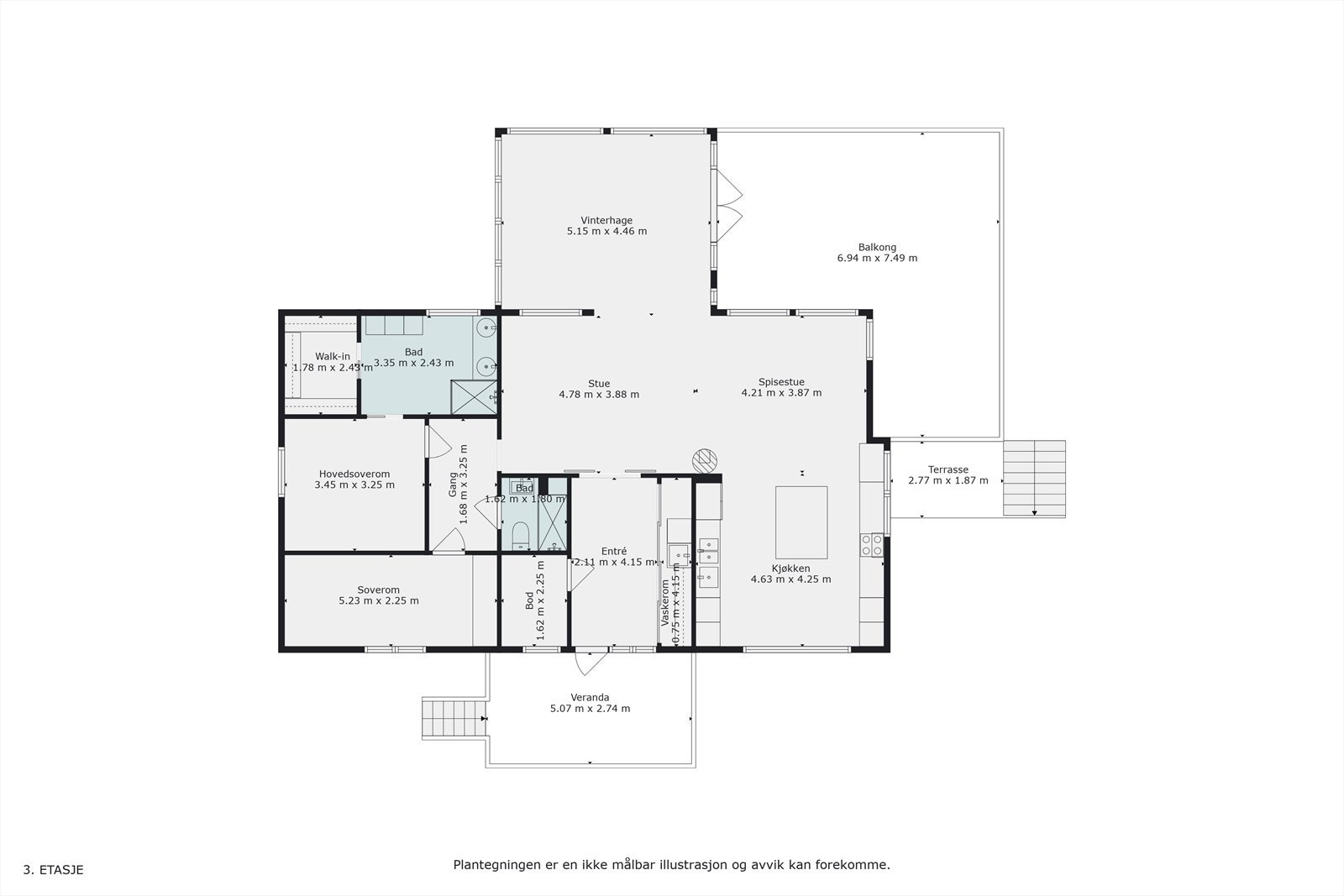 Plantegning Galleribilde