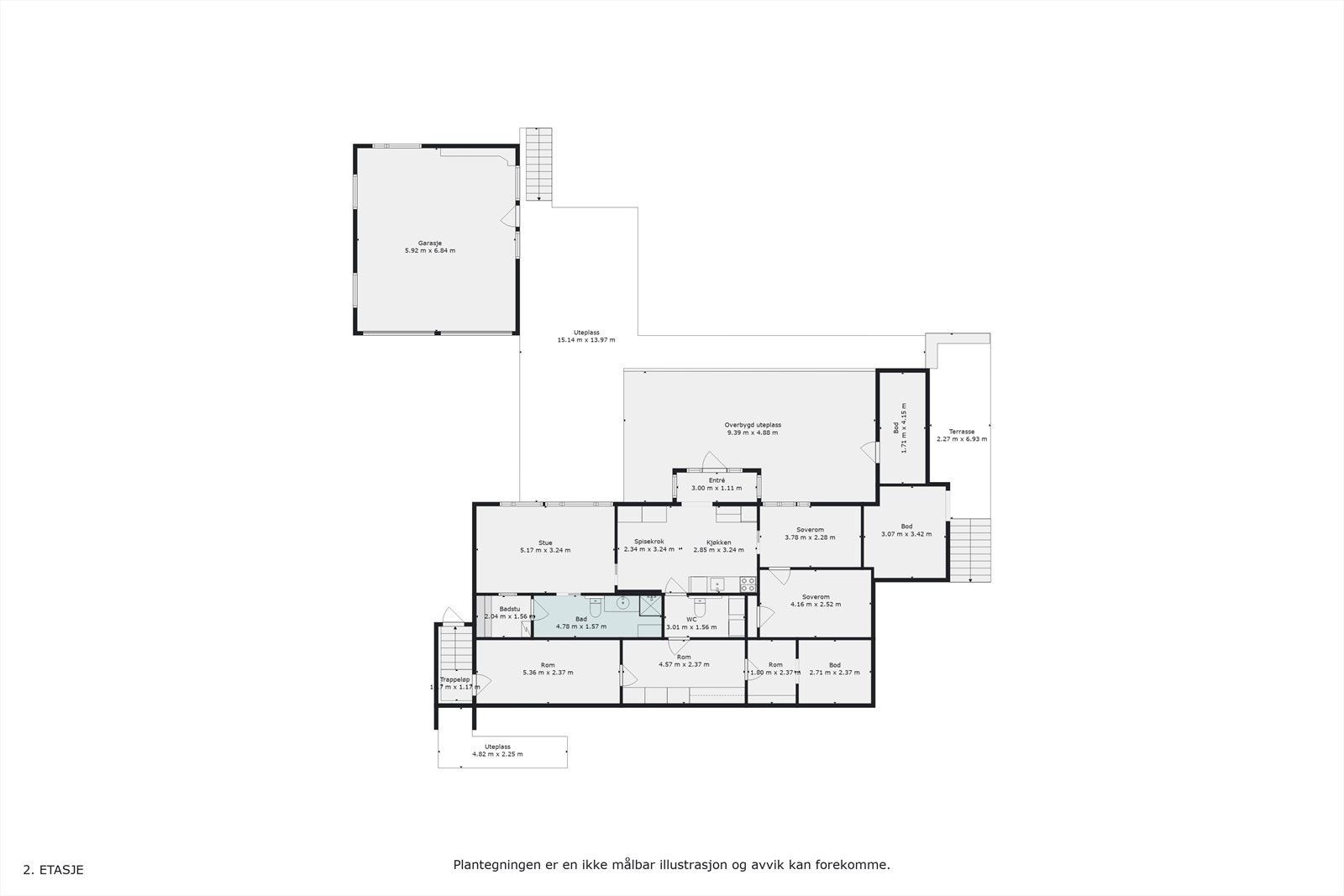Plantegning Galleribilde