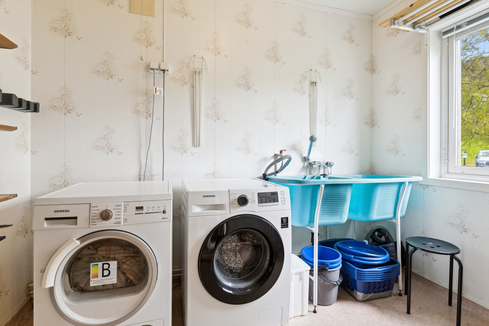 Vaskerommet ligger også praktisk til i 1. etasje nær yttergangen Galleribilde