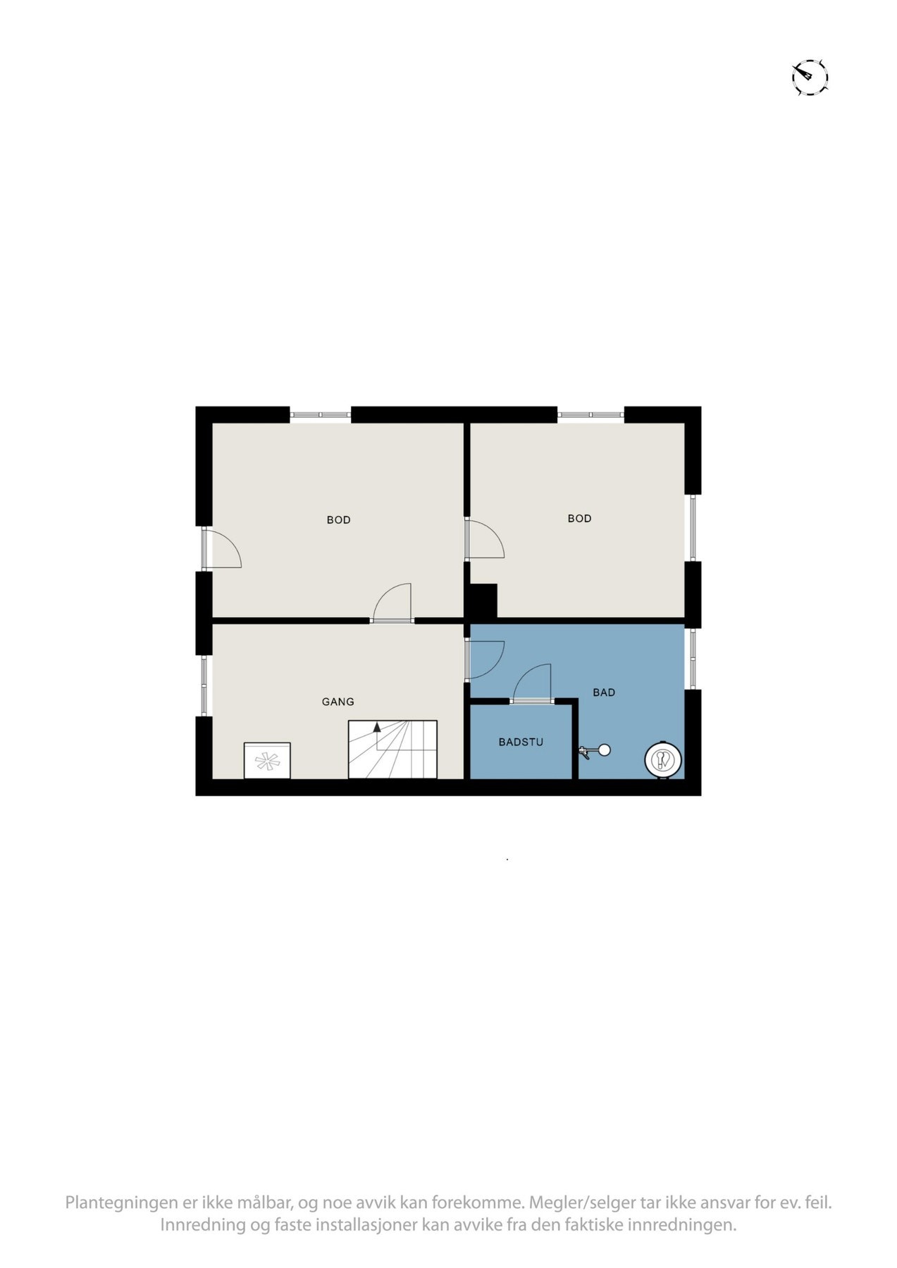 Plantegning av kjeller Galleribilde