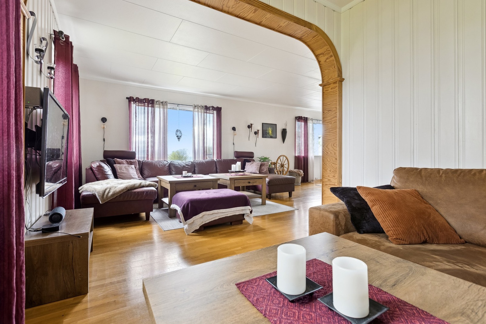 Stua er soneinndelt Galleribilde