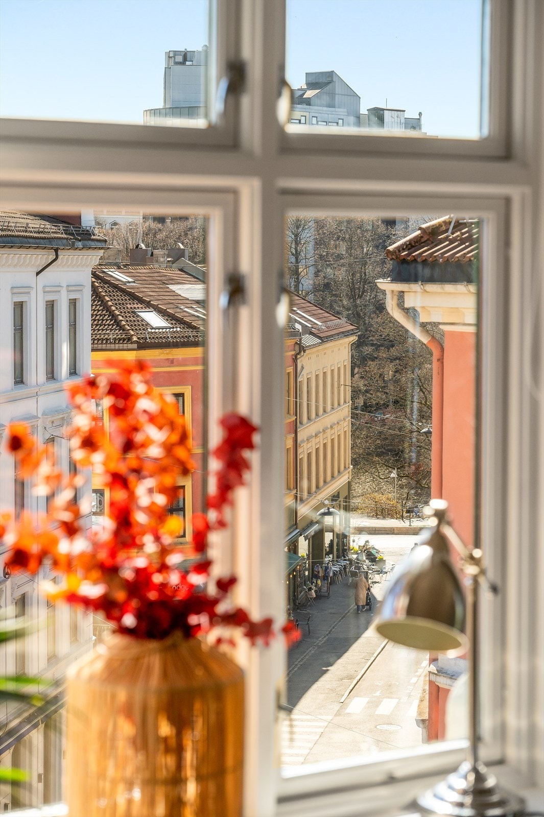 Boligens beliggenhet gir herlig utsyn over bl.a. Grünerløkka! Galleribilde