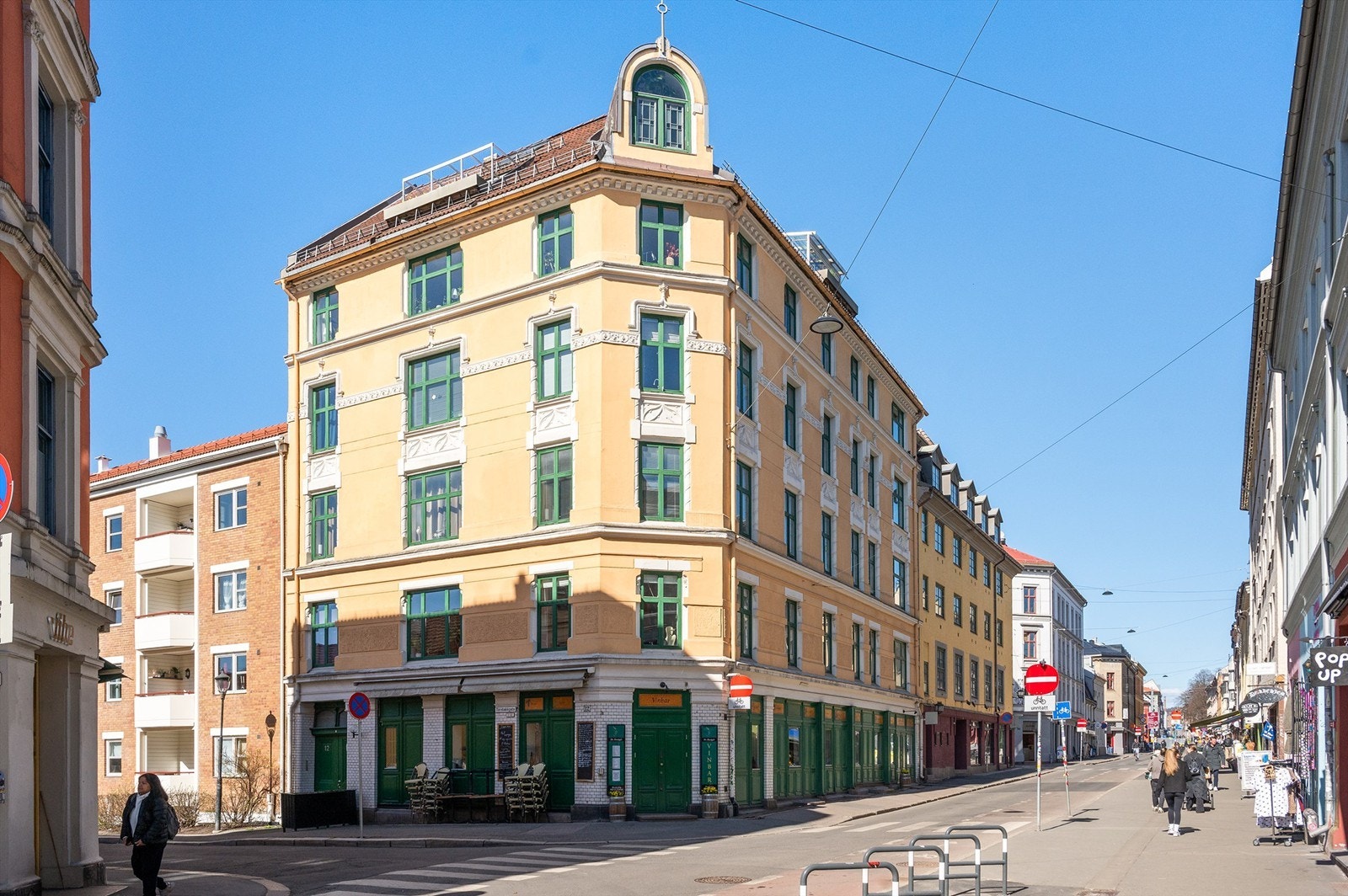 Umiddelbar nærhet til Markveien, Thorvald Meyers gate og Olaf Ryes plass med Villa Paradiso, Trattoria Popolare, Markveien Mat&Vinhus, Parkteateret m.fl. Galleribilde